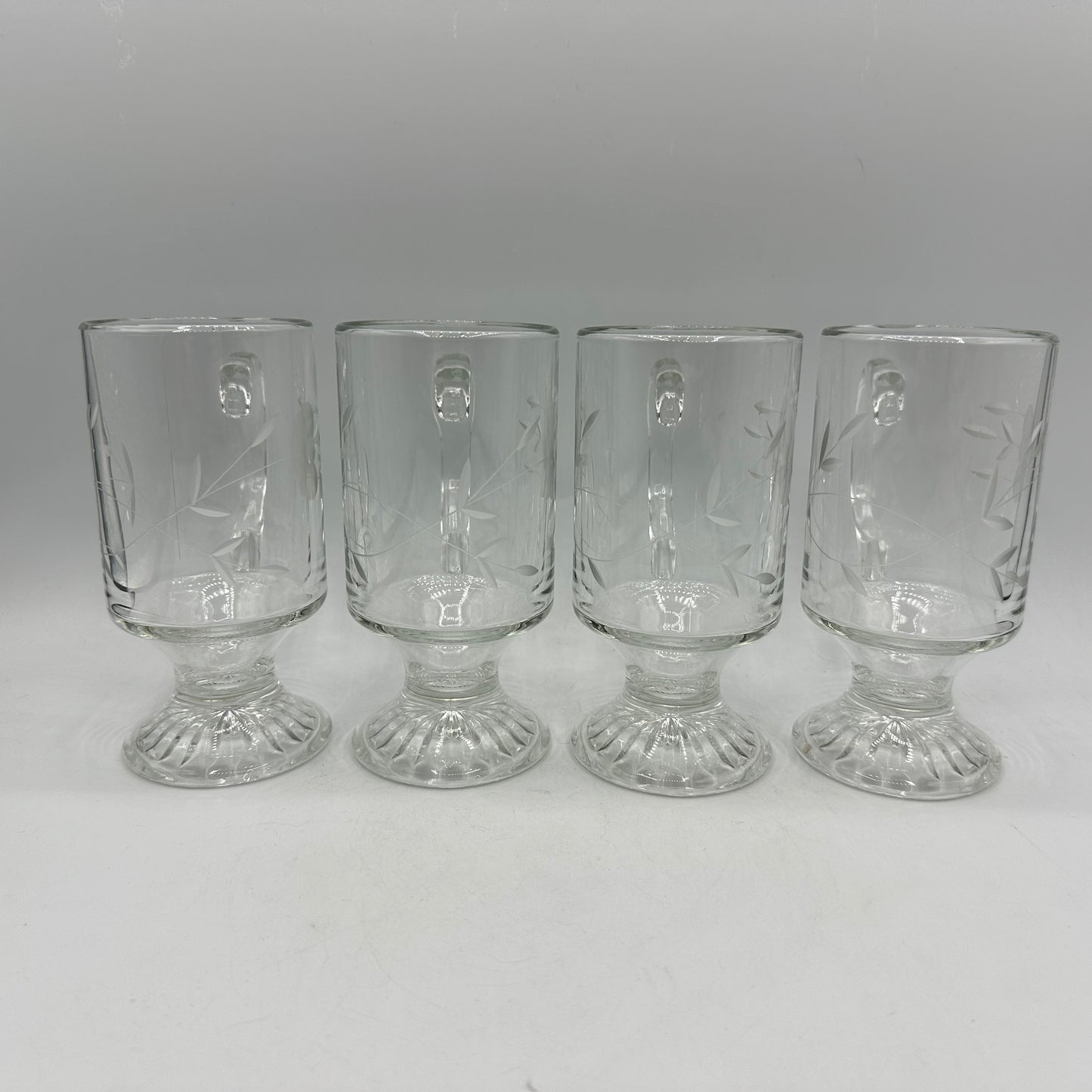 Princess House Irish Coffe Mugs, Set of 4