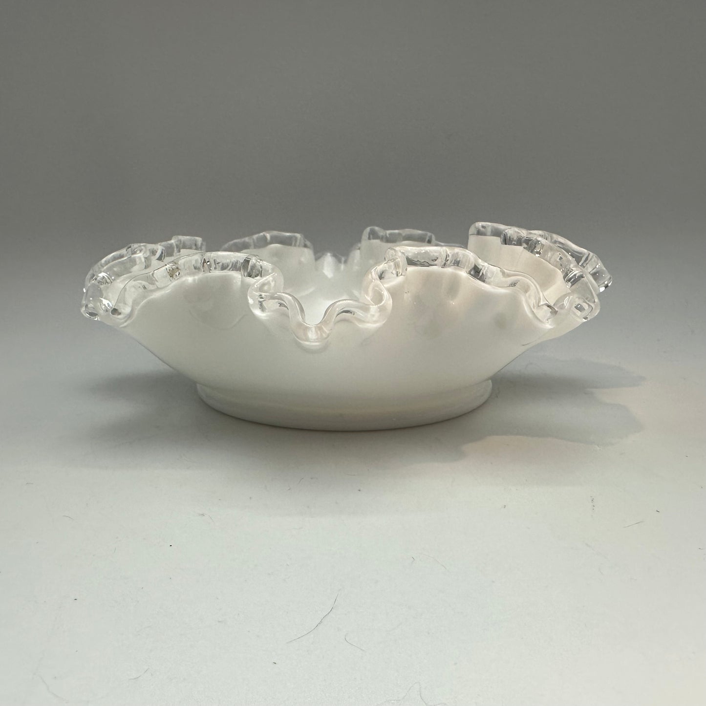 Fenton Silvercrest Ruffled Edge Bonbon Dish