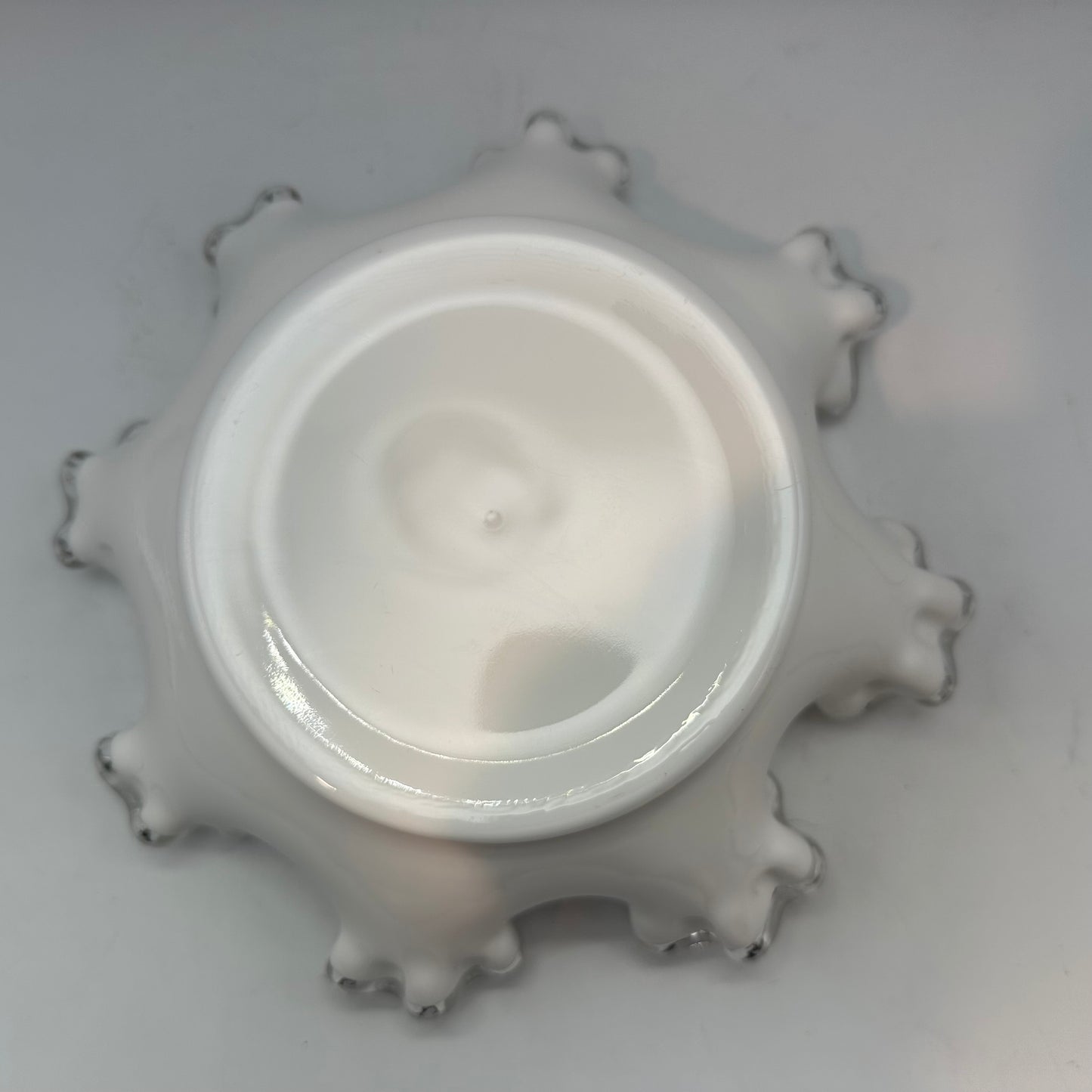 Fenton Silvercrest Ruffled Edge Bonbon Dish
