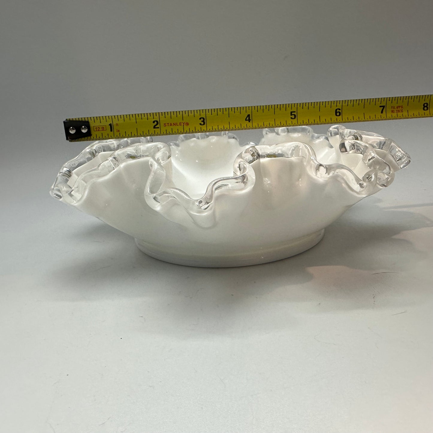 Fenton Silvercrest Ruffled Edge Bonbon Dish