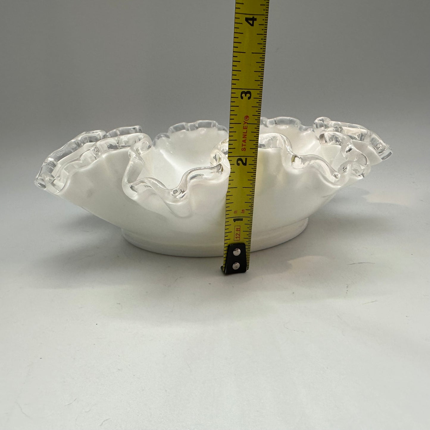 Fenton Silvercrest Ruffled Edge Bonbon Dish