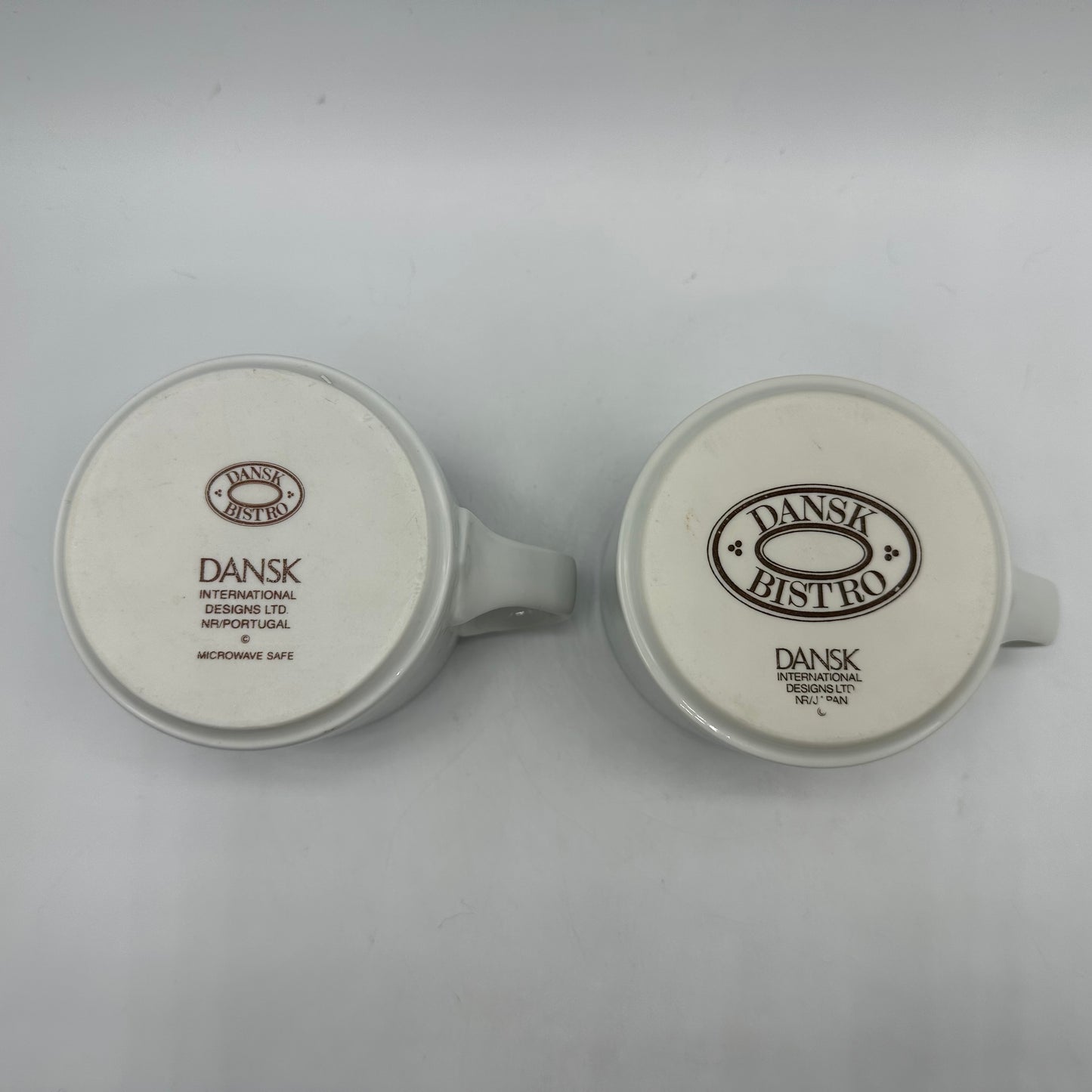 Dansk Bistro Christianshavn Cups and Saucers, Set of 5