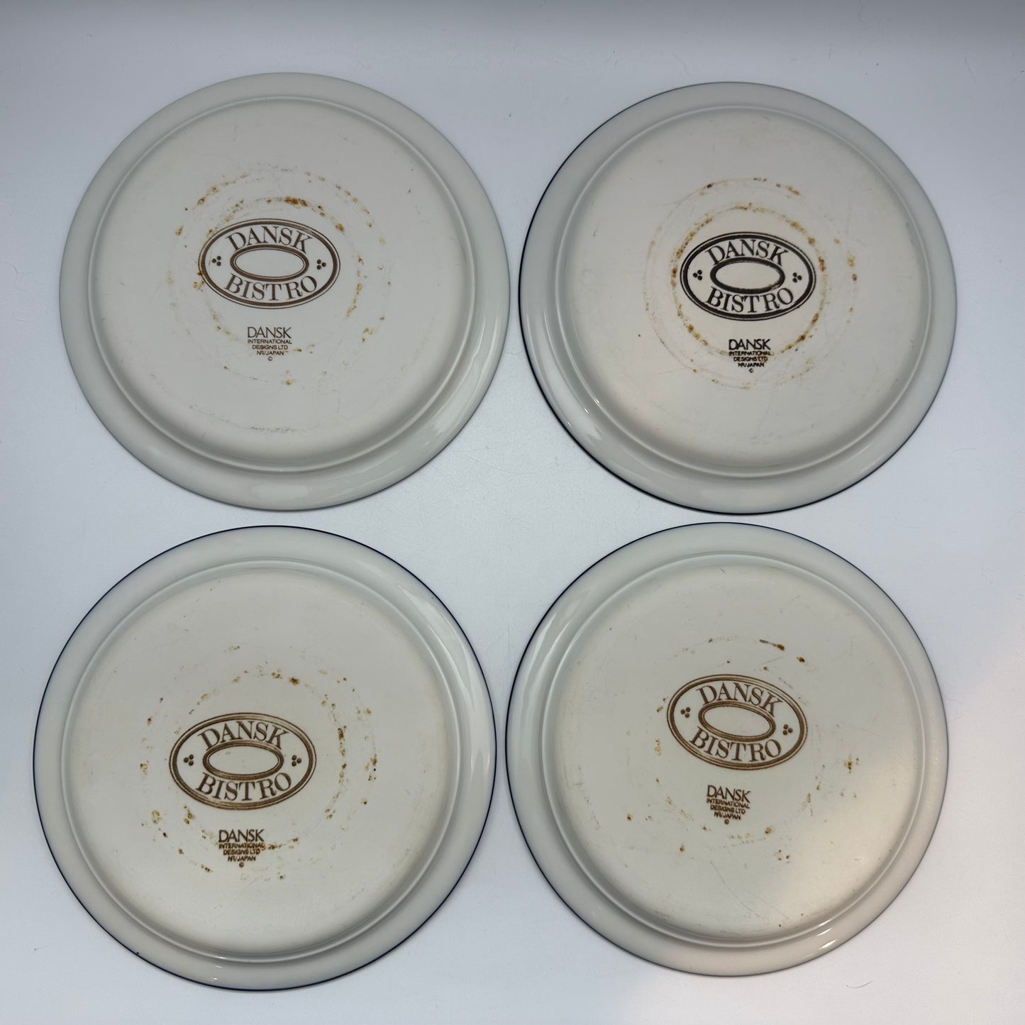 Dansk Bistro Christianshavn Cups and Saucers, Set of 4
