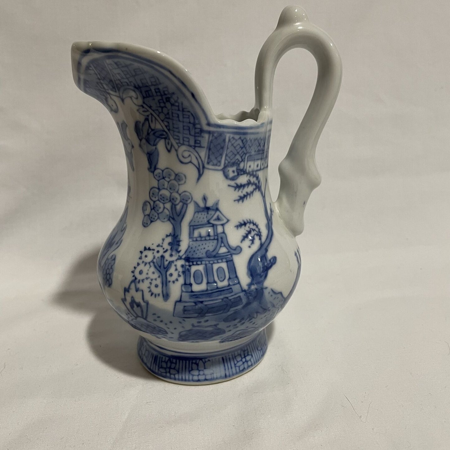 Vintage Chinese Blue & White Porcelain Pitcher - Nostalgia 2 Now