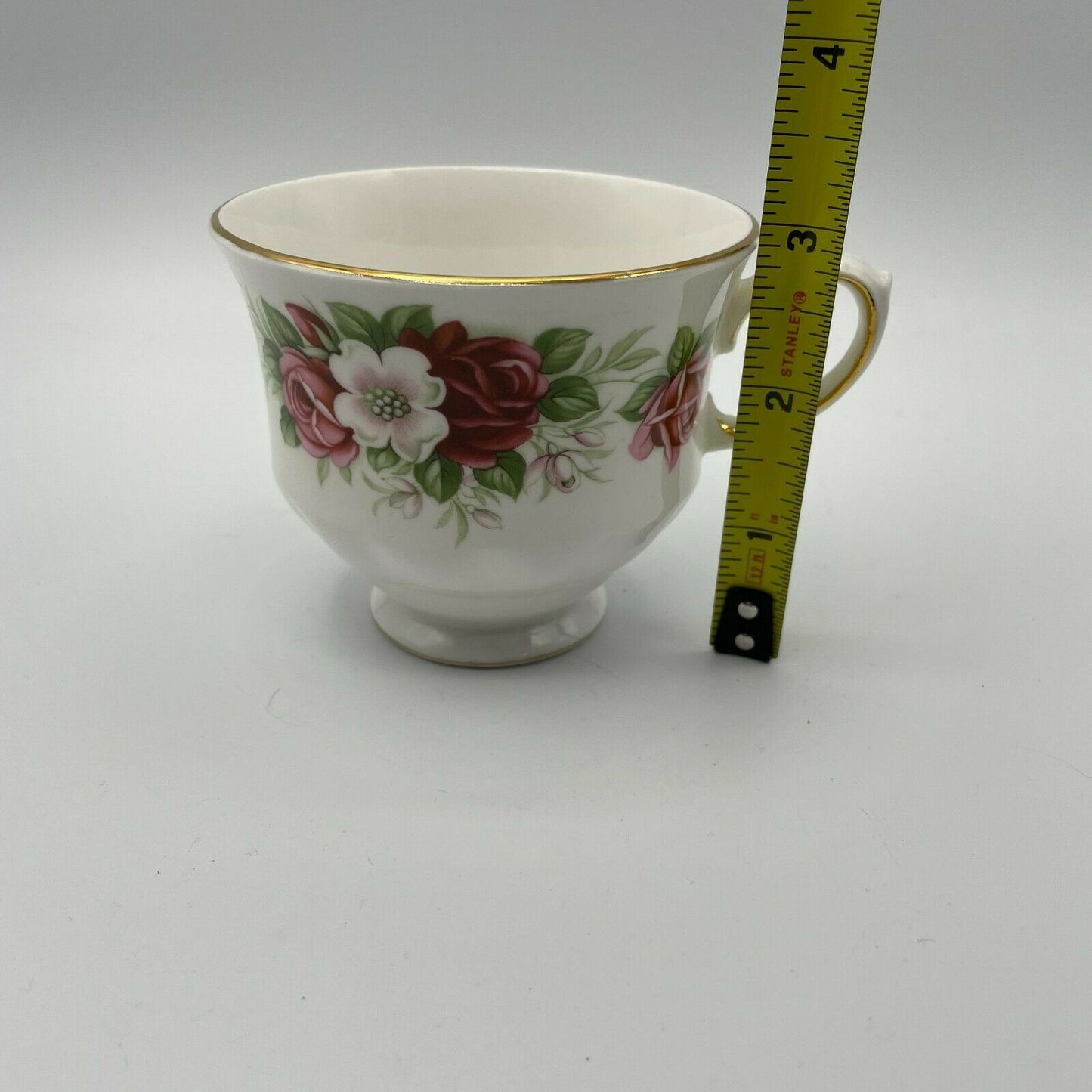 Queen Anne Teacup & Saucer Set Pink Floral Pattern - Nostalgia 2 Now