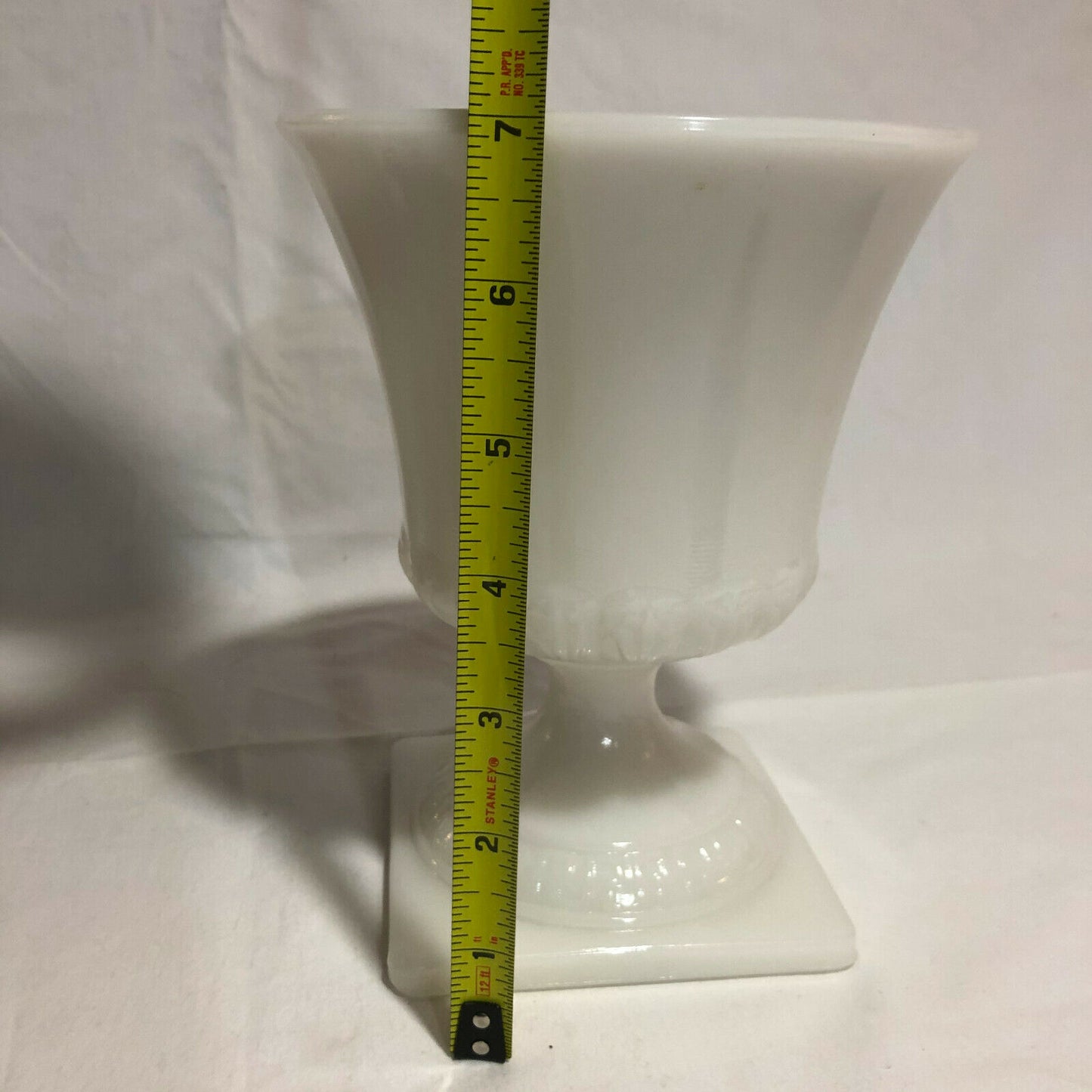 Vintage E.O. Brody Milk Glass Pedestal Planter MJ-43 - Nostalgia 2 Now