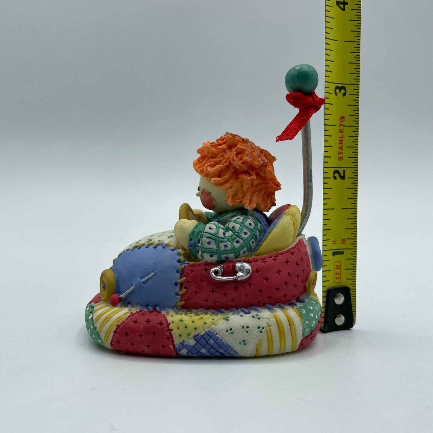 Cute as a Button - Enesco - Button Down Carnival - Bumper Car Figurine - 124729 - Nostalgia 2 Now