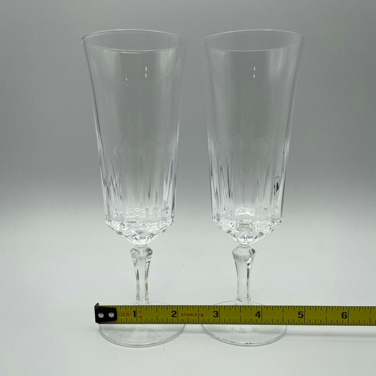Vintage Salem French Crystal Parfait Glasses- Cristal d' Arques Pattern, Set of - Nostalgia 2 Now