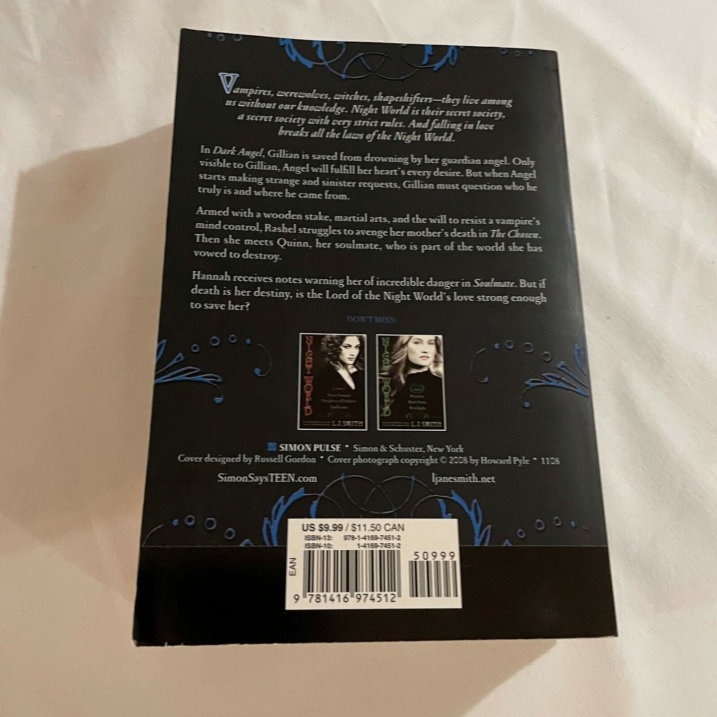 Night World No. 2: Dark Angel; The Chosen; Soulmate by Smith, L.J. - Nostalgia 2 Now