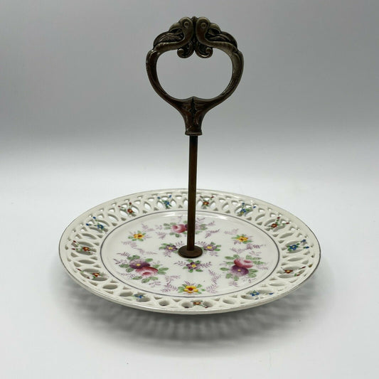 Vintage Mikori Tidbit Tray With Pelican Handle - Nostalgia 2 Now