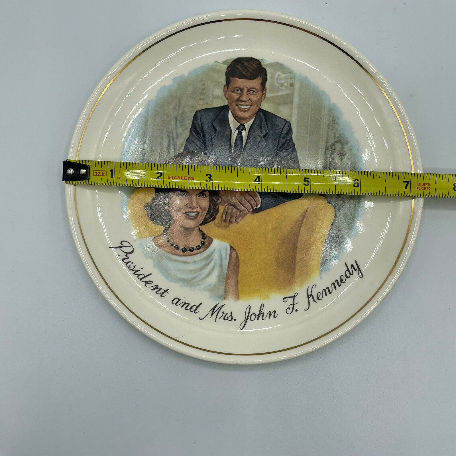 Vintage President and Mrs. John F. Kennedy Ashtray and Plate - Nostalgia 2 Now