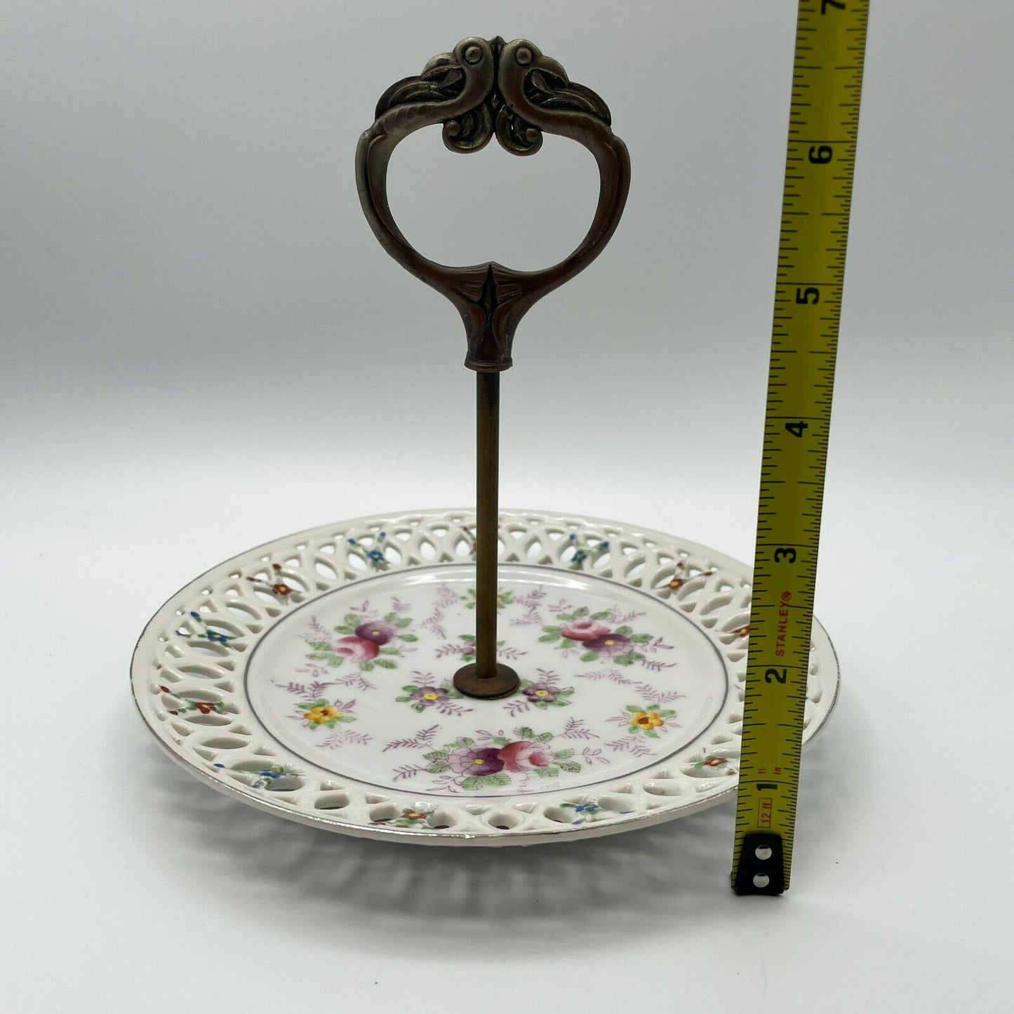 Vintage Mikori Tidbit Tray With Pelican Handle - Nostalgia 2 Now