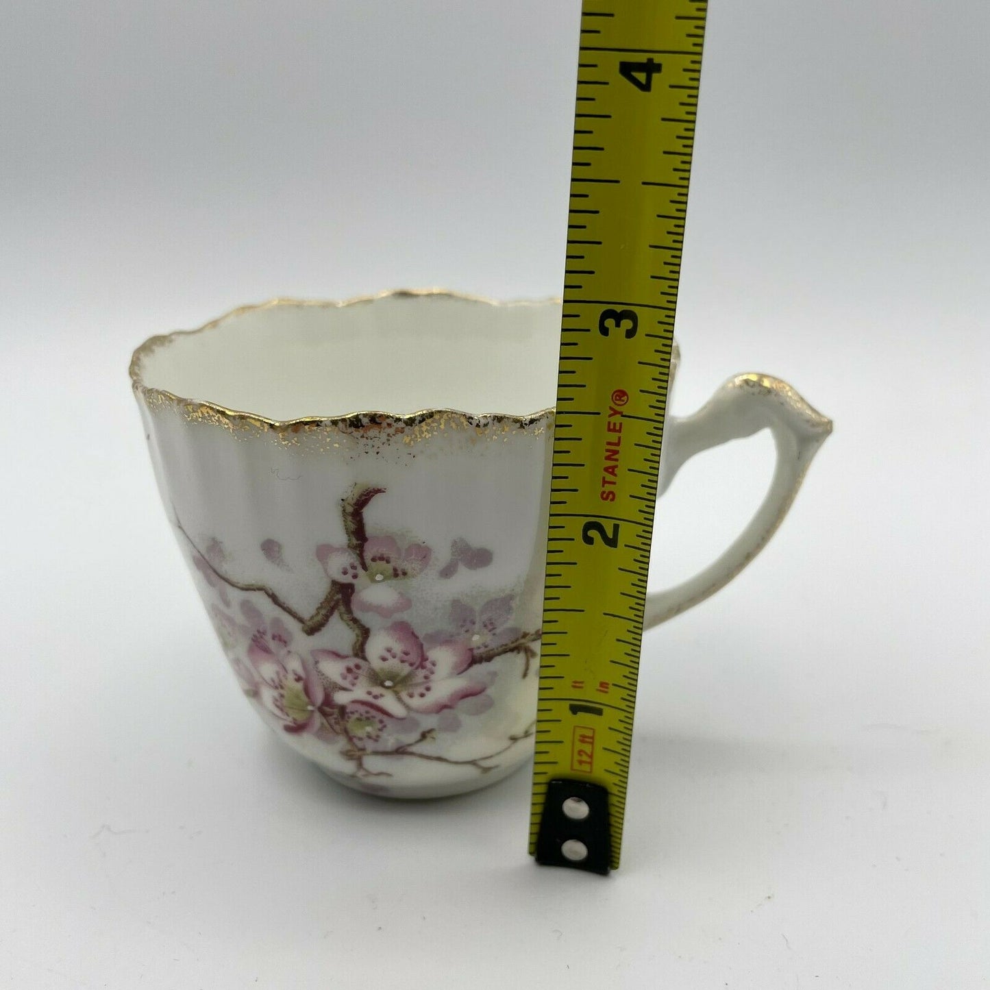 Cherry Blossom Cup, Saucer & Plate Set KPM Porcelain Germany - Nostalgia 2 Now