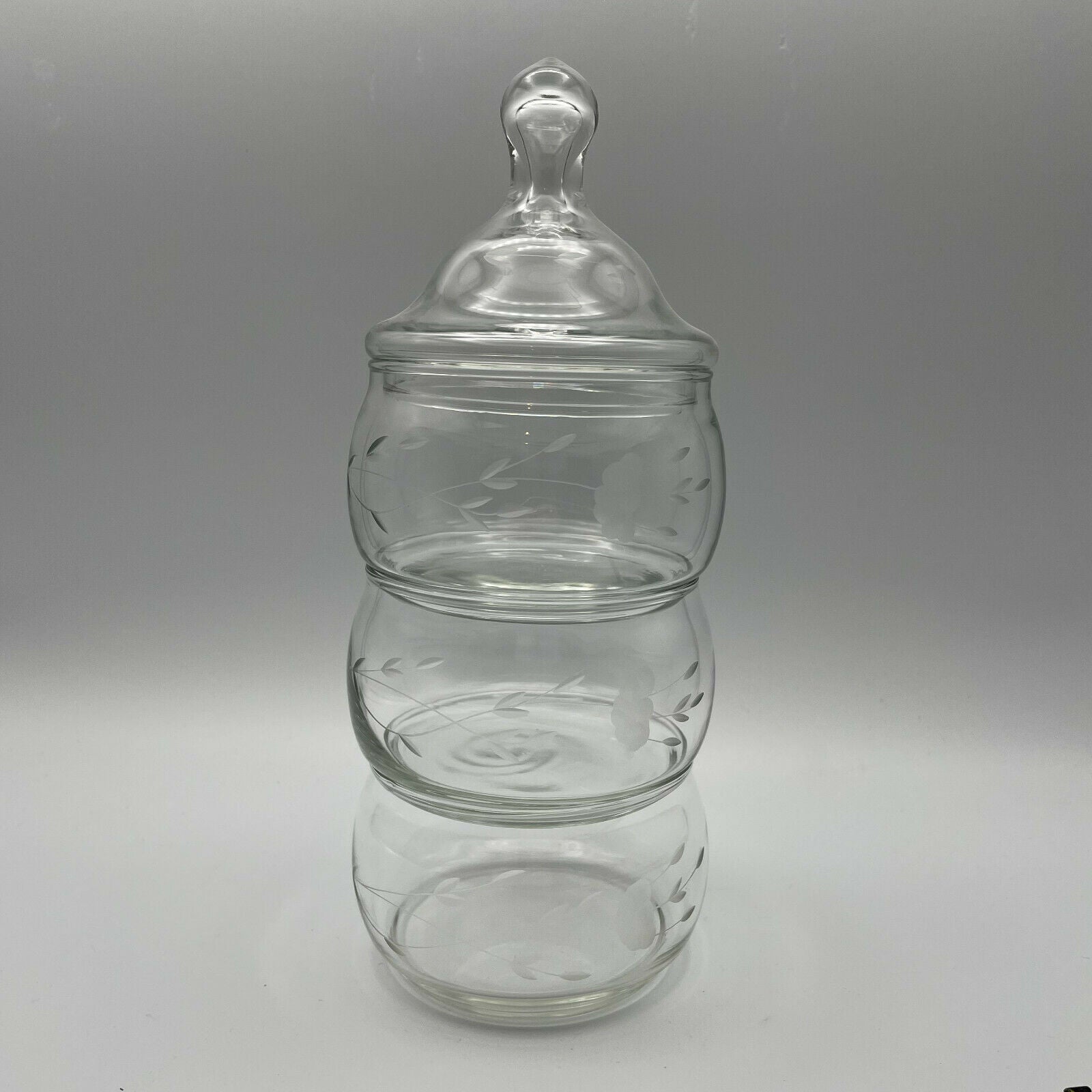 Plastic 3 Tier Candy Jar with Lid