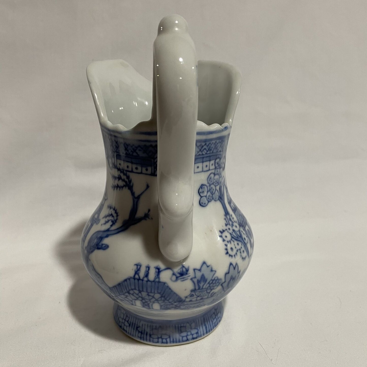 Vintage Chinese Blue & White Porcelain Pitcher - Nostalgia 2 Now