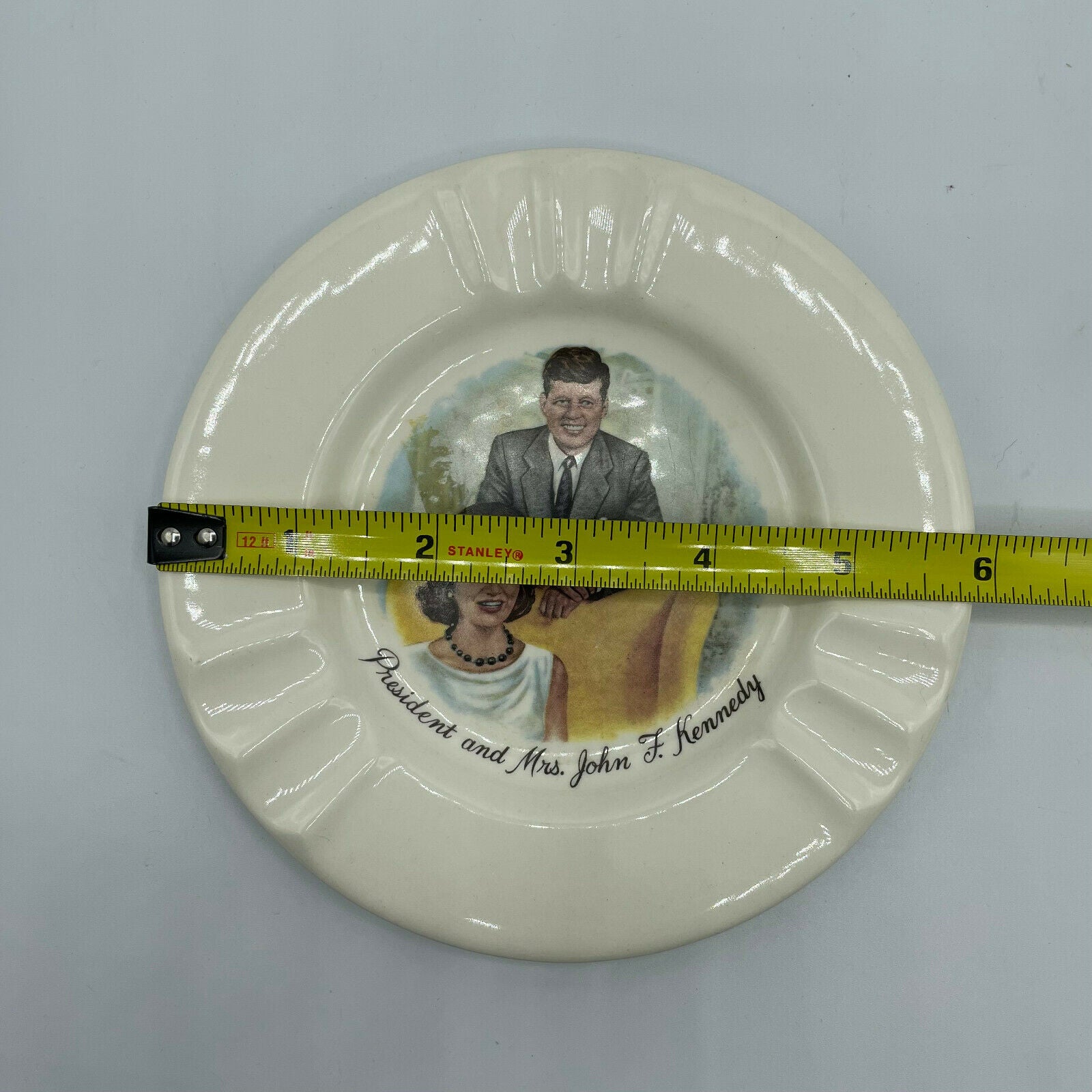 Vintage President and Mrs. John F. Kennedy Ashtray and Plate - Nostalgia 2 Now