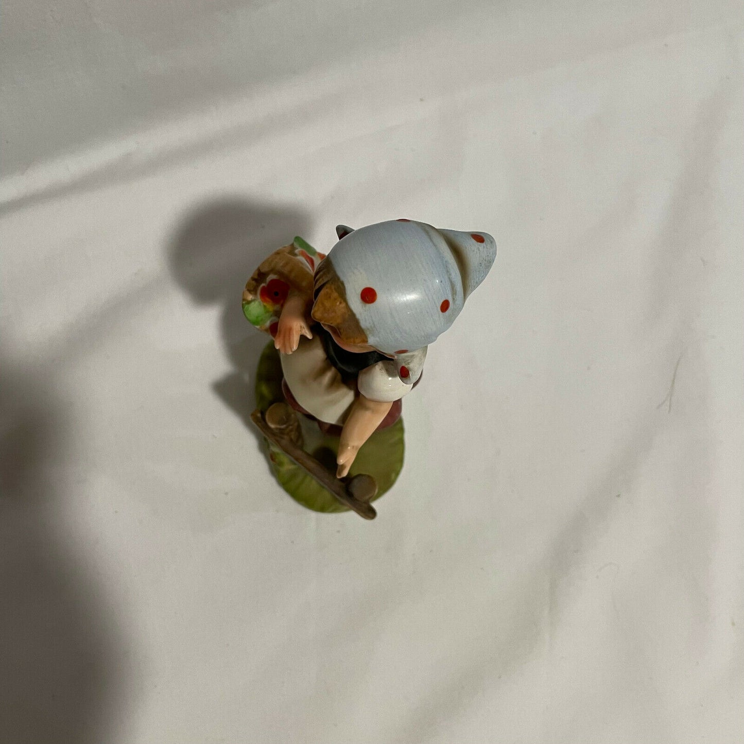 Vintage Norleans Figurine Girl with Basket of Flowers - Nostalgia 2 Now