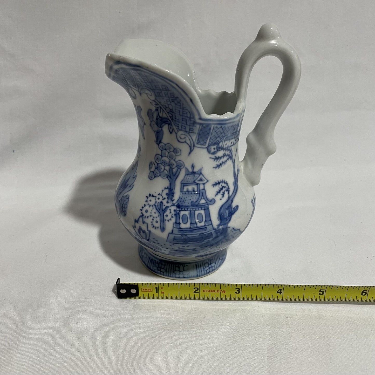 Vintage Chinese Blue & White Porcelain Pitcher - Nostalgia 2 Now
