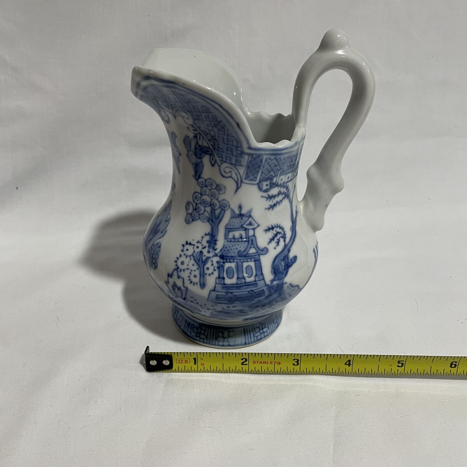 Vintage Chinese Blue & White Porcelain Pitcher - Nostalgia 2 Now