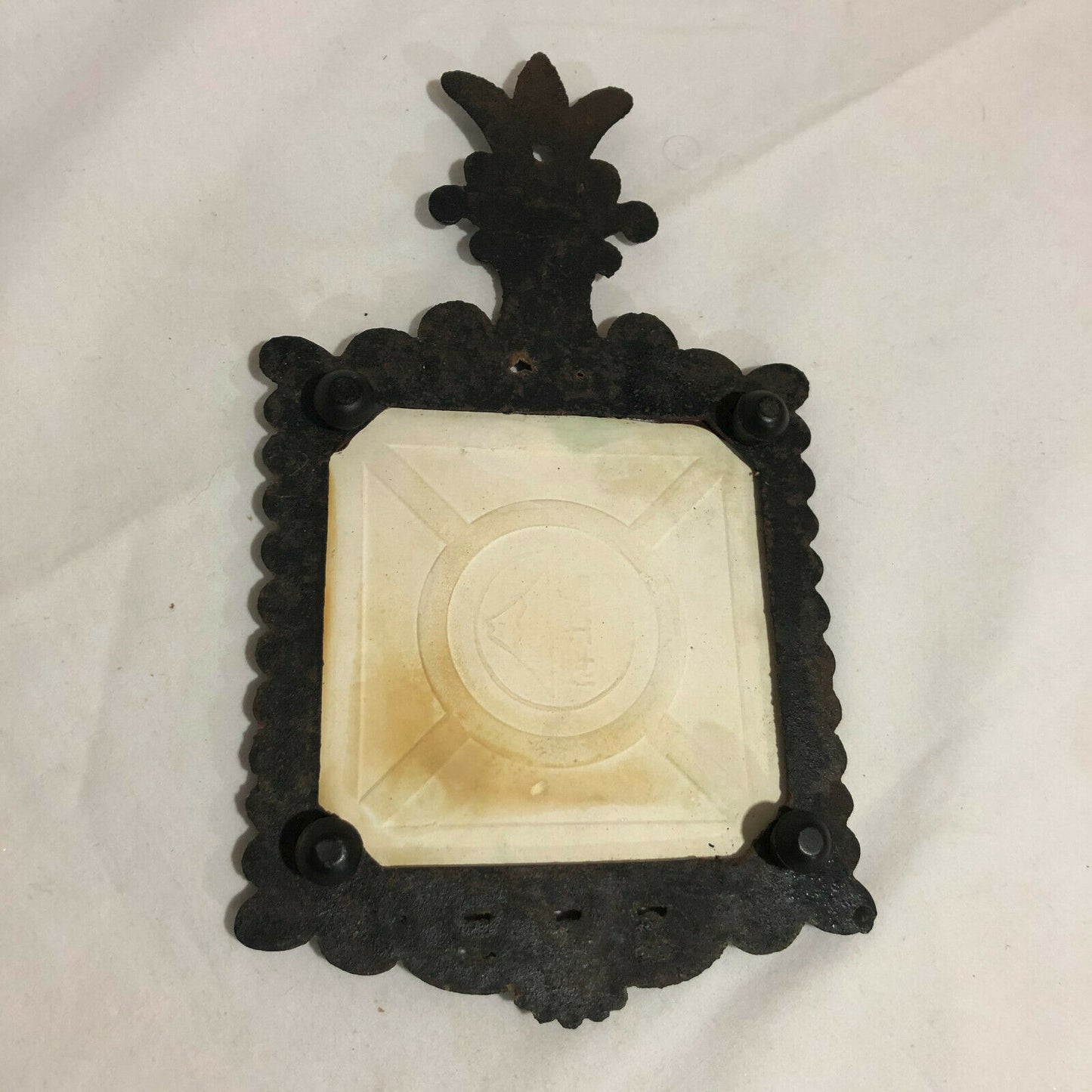 Vintage Cast Iron Yellow Daisy Trivet with Salad Bowl and Salt & Pepper Shakers - Nostalgia 2 Now