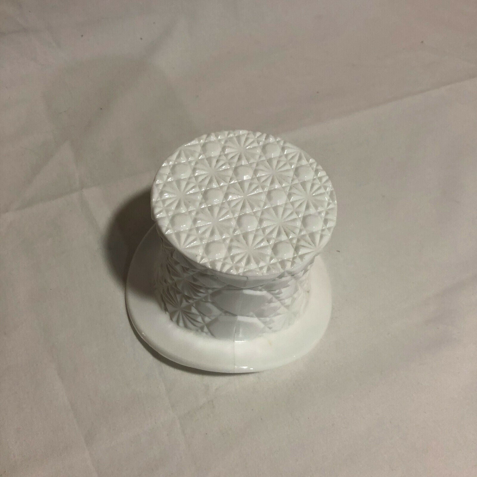 Vintage EMPIRE TOP HAT White Milk Glass - Hat of all Trades - Nostalgia 2 Now