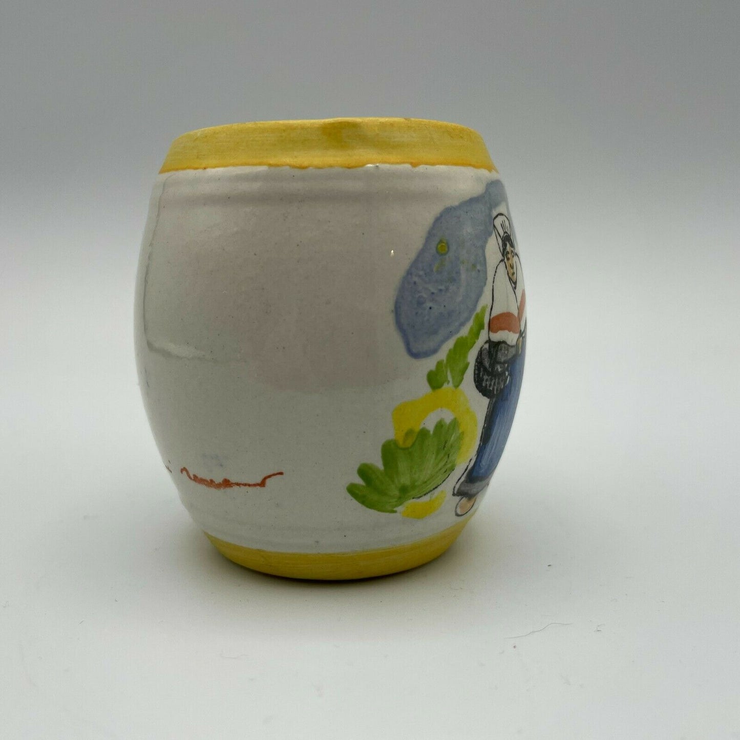 Hand Painted Small Mug Farmer and Wife - Nostalgia 2 Now