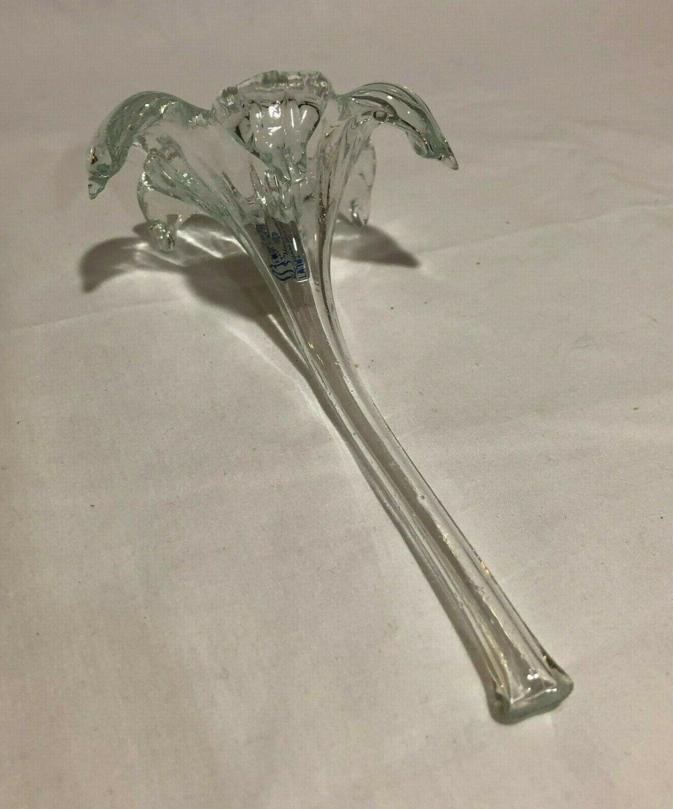 Vintage Langsam-Billig Handcrafted Blown Crystal Lily Simply Beautiful - Nostalgia 2 Now