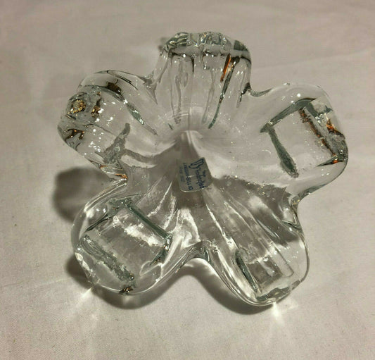 Vintage Langsam-Billig Handcrafted Blown Crystal Lily Simply Beautiful - Nostalgia 2 Now
