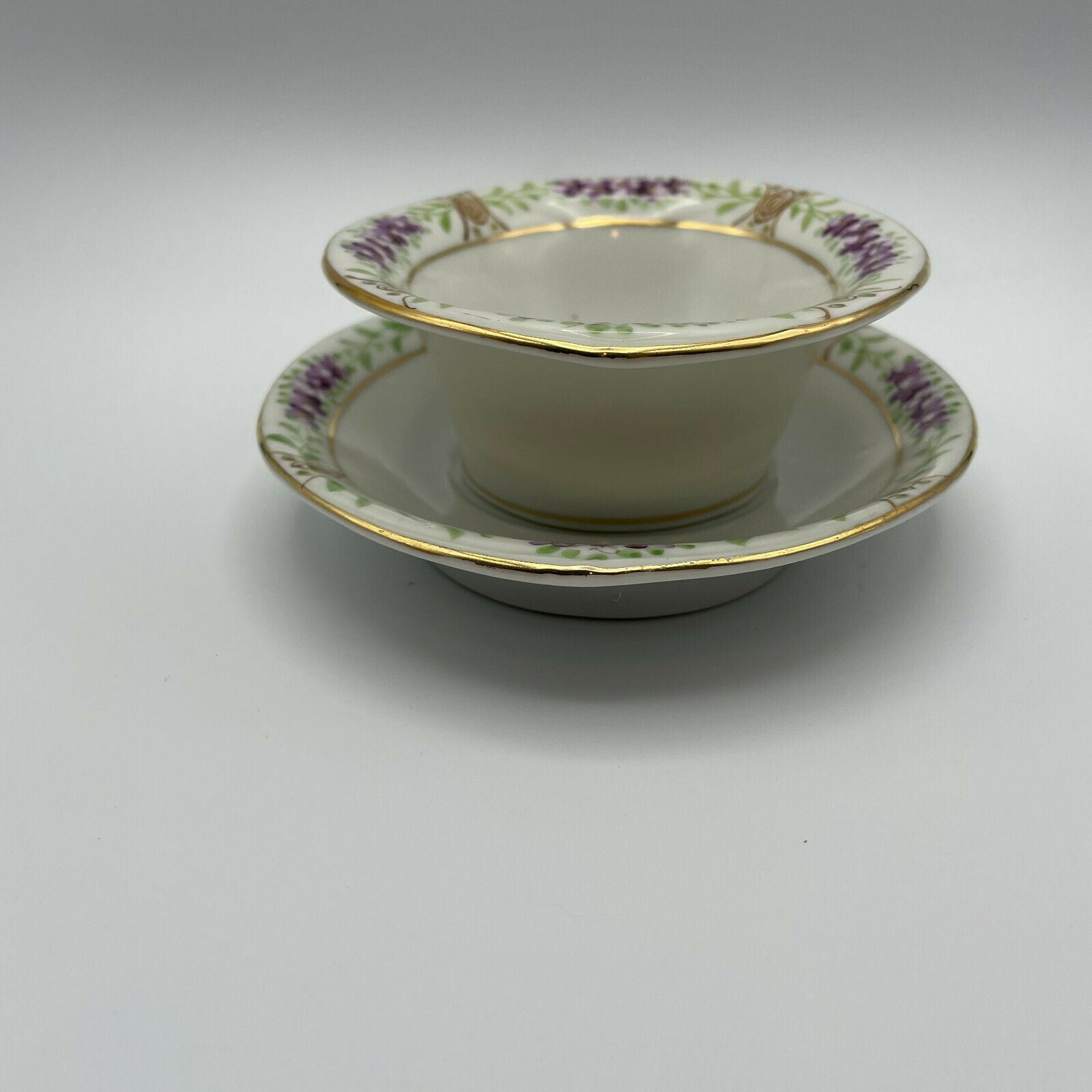 Vintage Hand Painted Nippon Bowl with Matching Plate - Nostalgia 2 Now