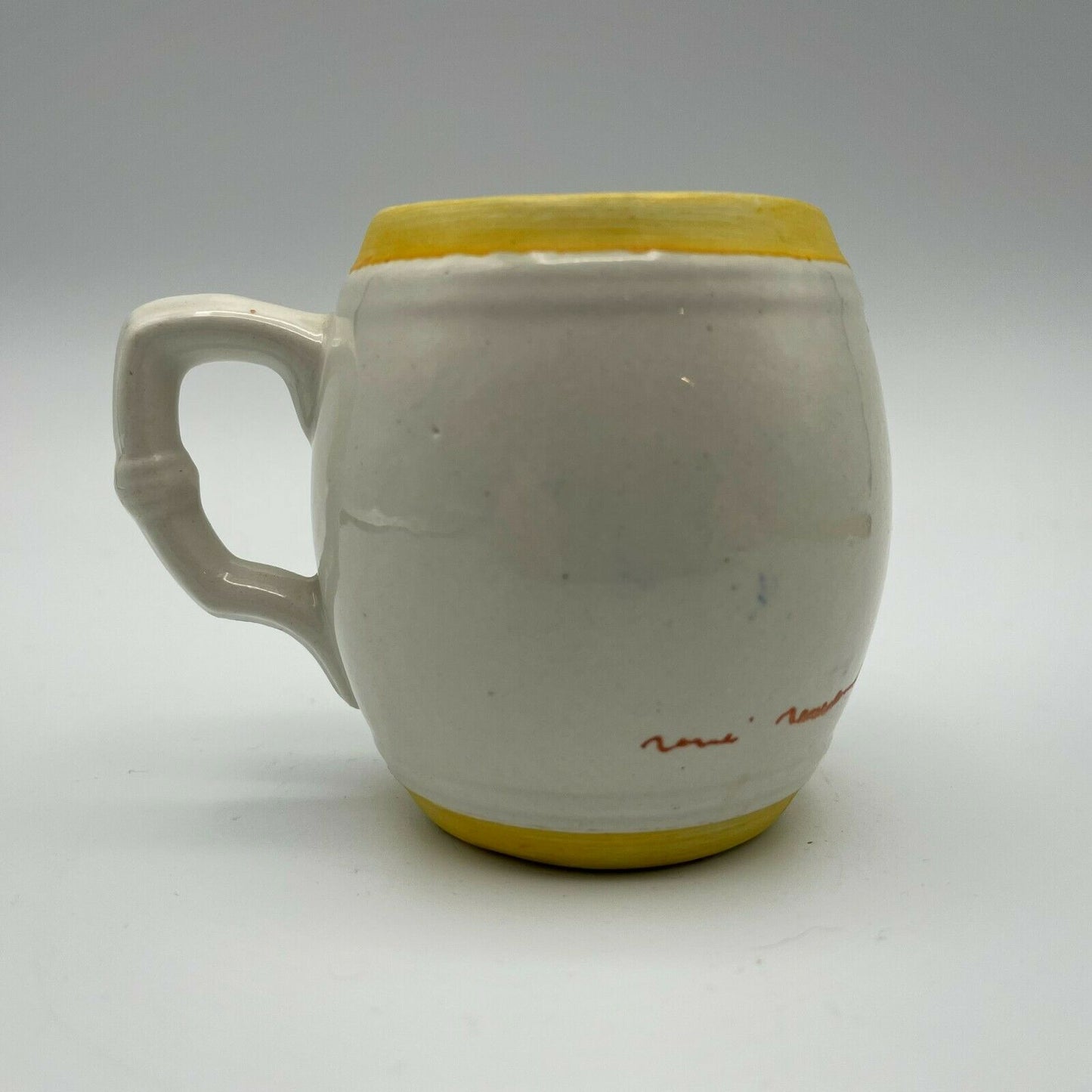 Hand Painted Small Mug Farmer and Wife - Nostalgia 2 Now