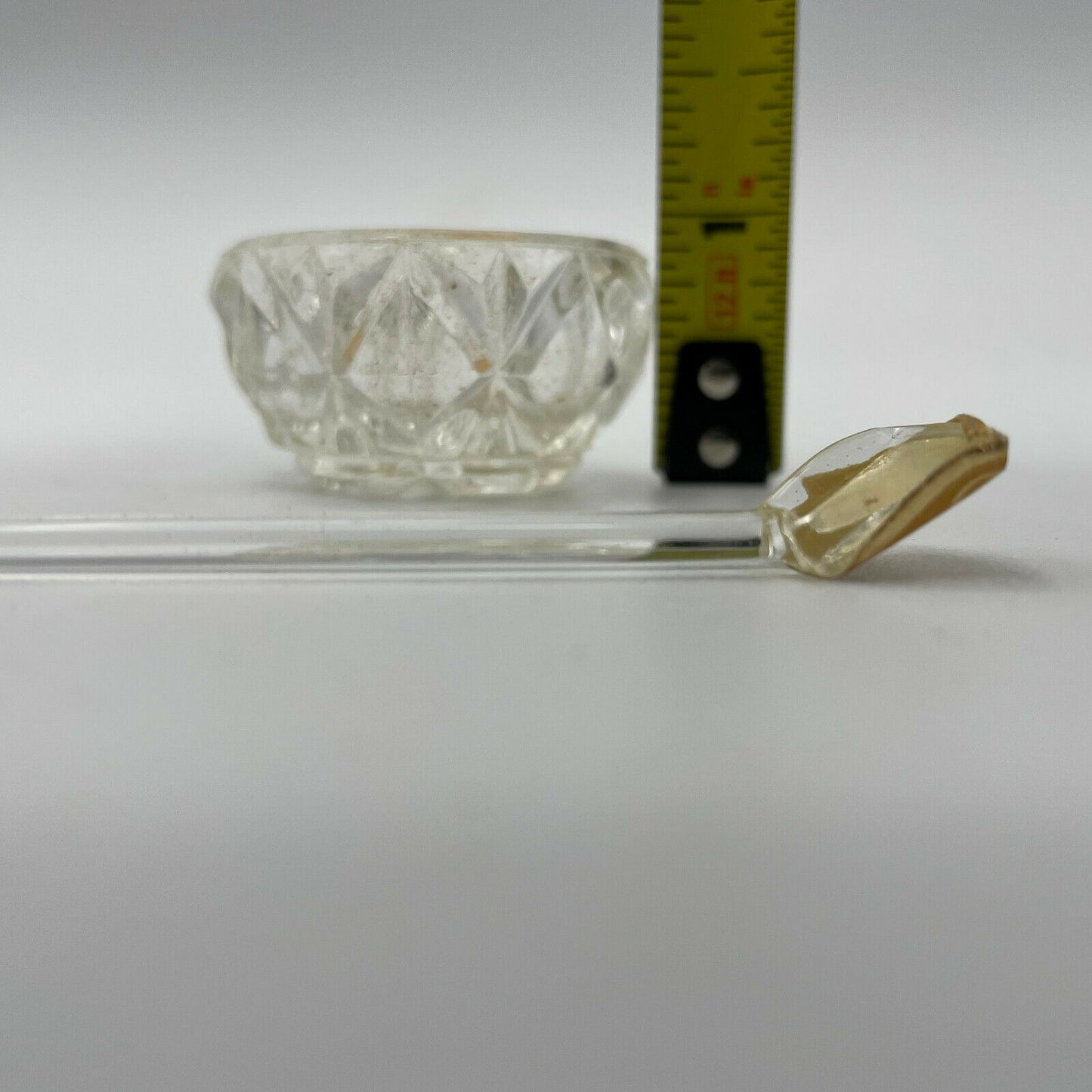 Vintage Bohemian Glass Salt Cellars & Spoons, Set of 6 Original Box - Nostalgia 2 Now