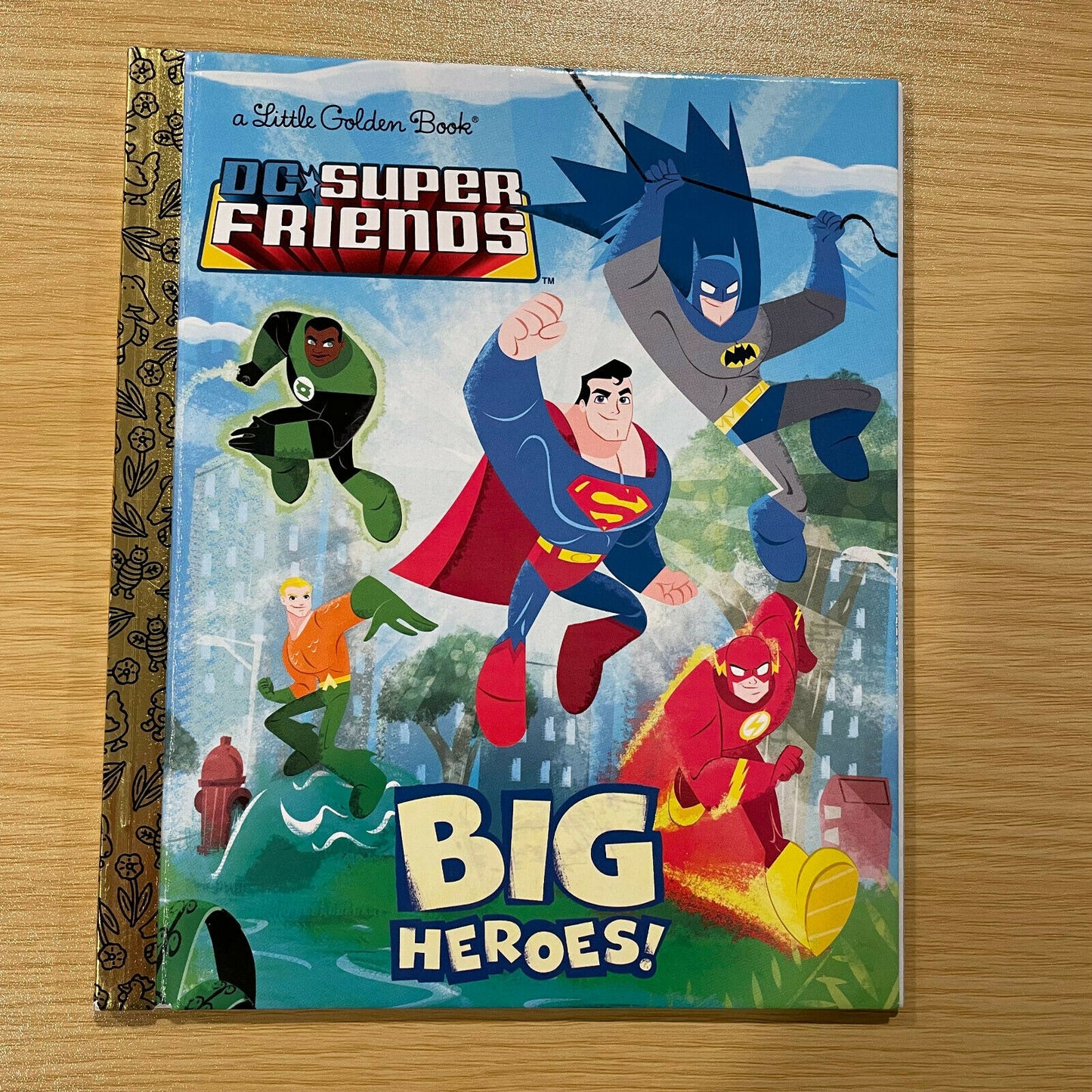 Marvel and DC Super Hero's Golden Books, Lot of 3 - Nostalgia 2 Now