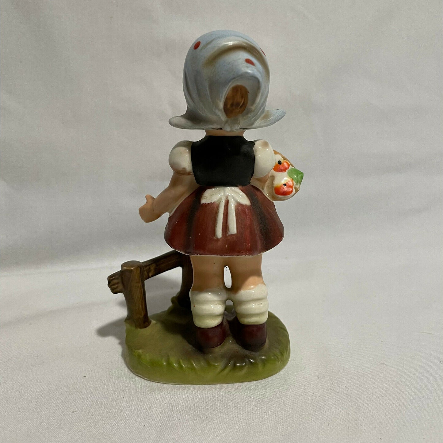 Vintage Norleans Figurine Girl with Basket of Flowers - Nostalgia 2 Now