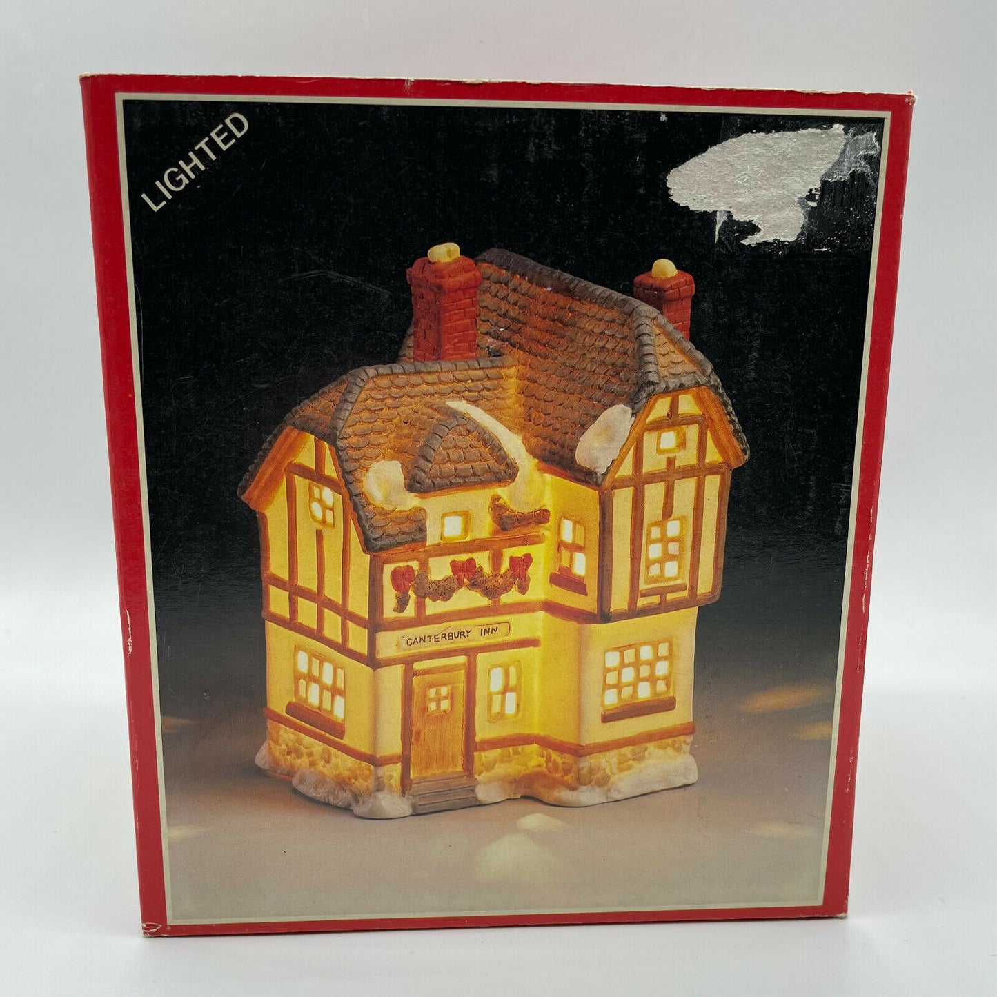 Studio 5 Bisque Porcelain Lighted Butcher Shop - Nostalgia 2 Now