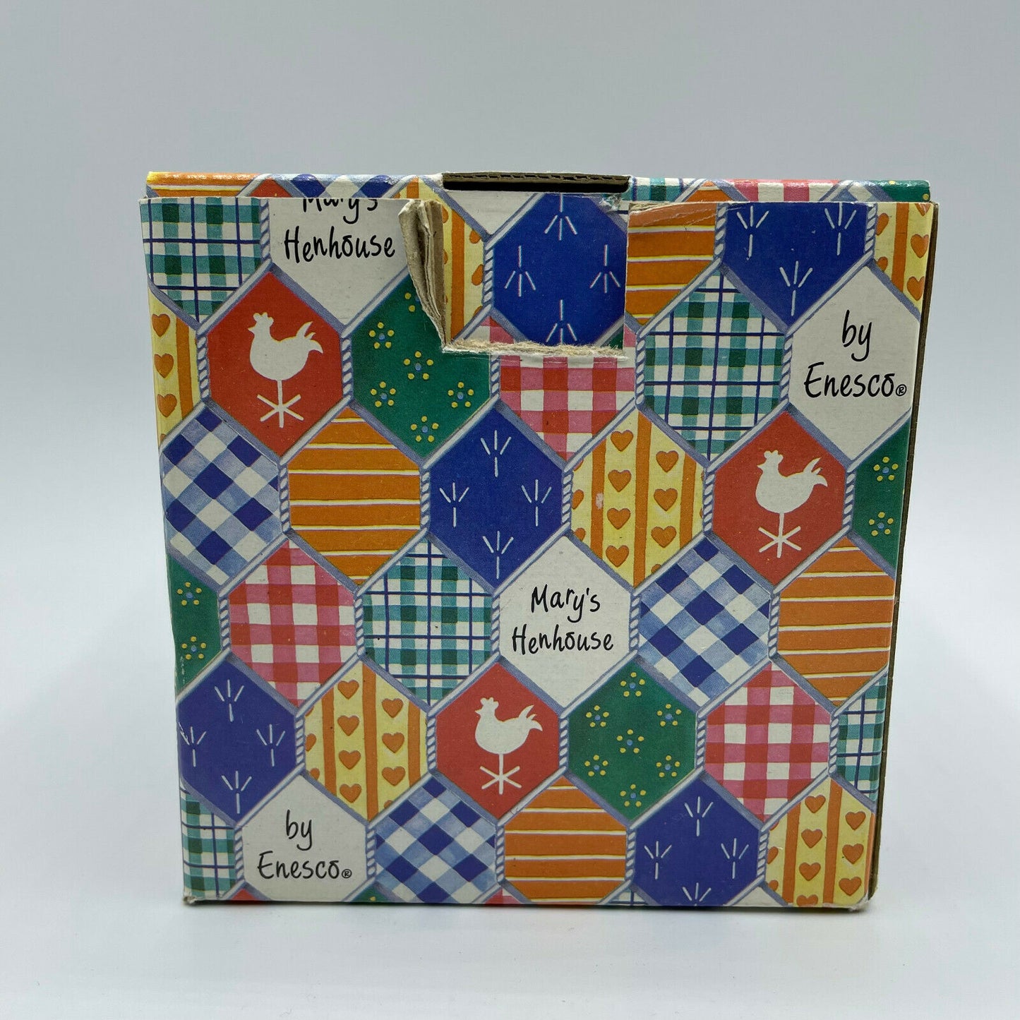 Mary's Henhouse - Enesco - The Early Bird - Rooster in Pajamas Figurine - 167770 - Nostalgia 2 Now