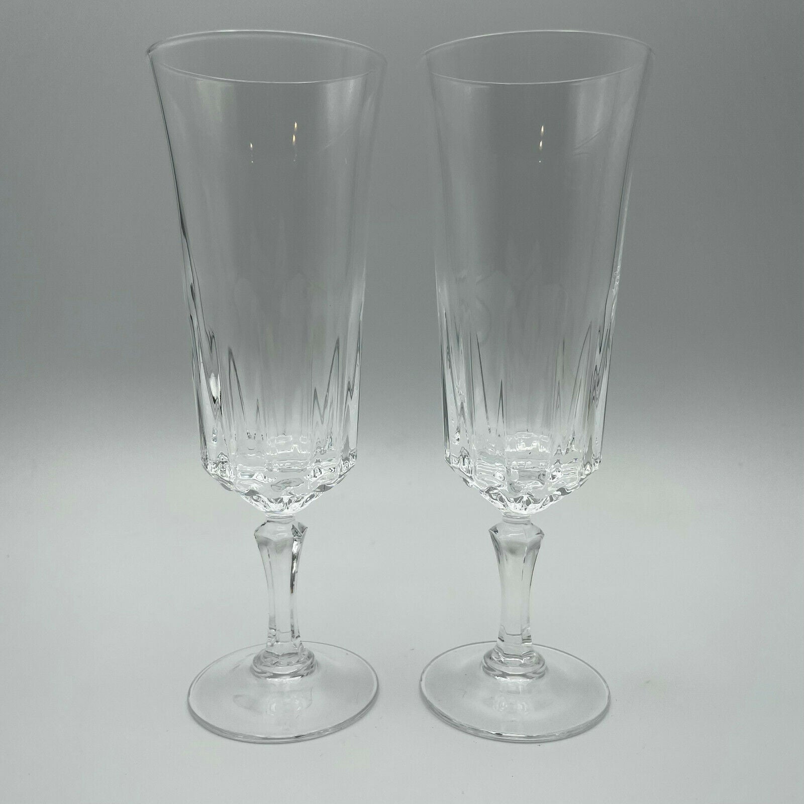 Vintage Salem French Crystal Parfait Glasses- Cristal d' Arques Pattern, Set of - Nostalgia 2 Now