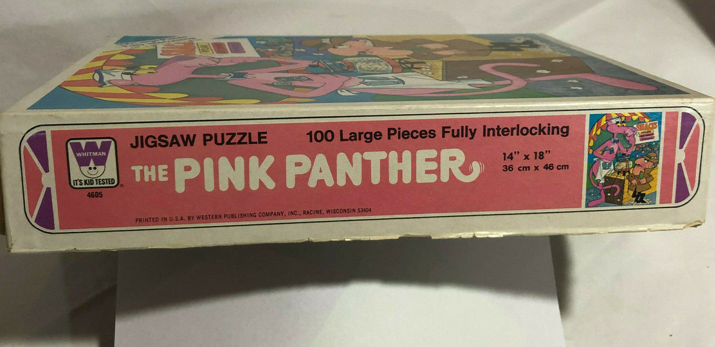 Vintage Pink Panther 100 Piece Jigsaw Puzzle #4605 - Nostalgia 2 Now