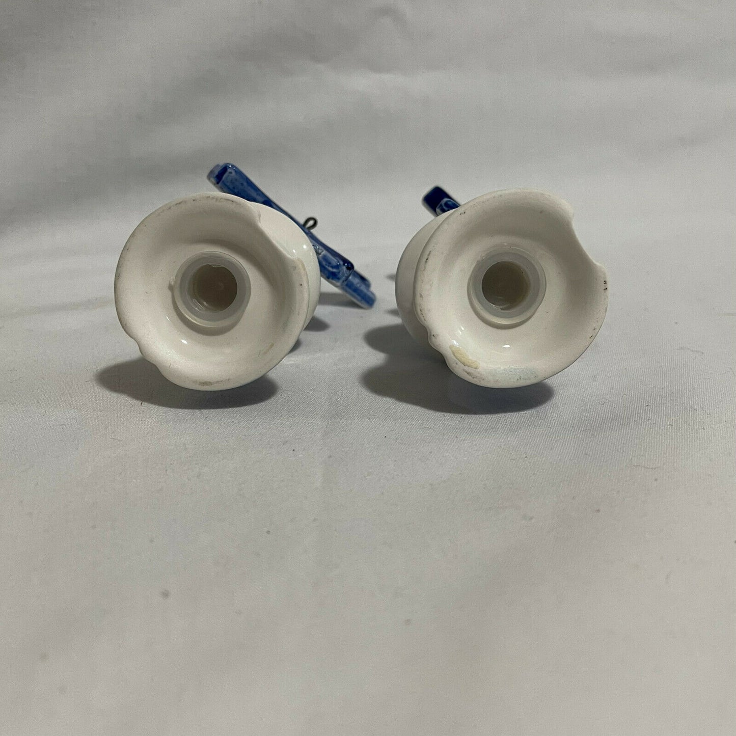 Vintage Blue & White Windmill Salt Pepper Shakers - Nostalgia 2 Now