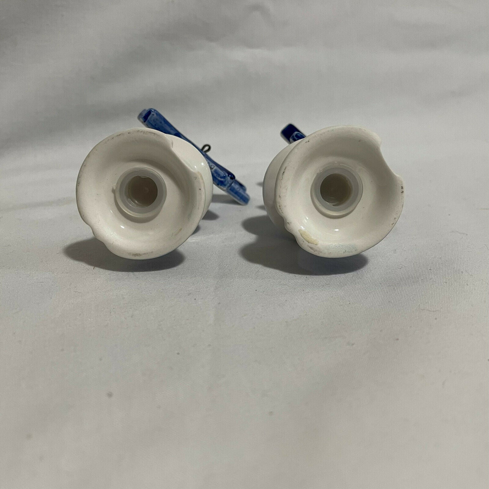 Vintage Blue & White Windmill Salt Pepper Shakers - Nostalgia 2 Now