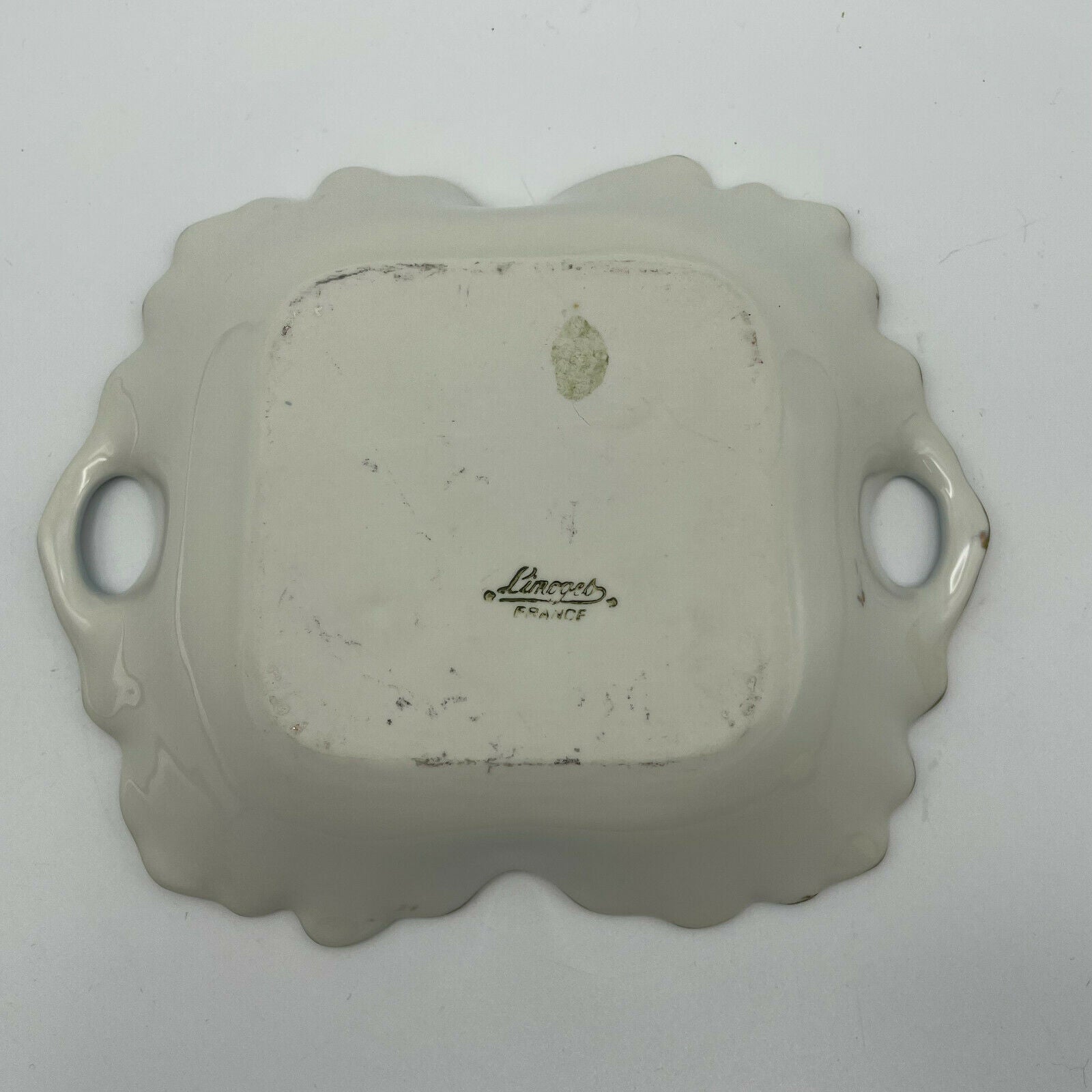 Vintage Limoges Small Trinket Dish With Gold Rim and Floral Design - Nostalgia 2 Now