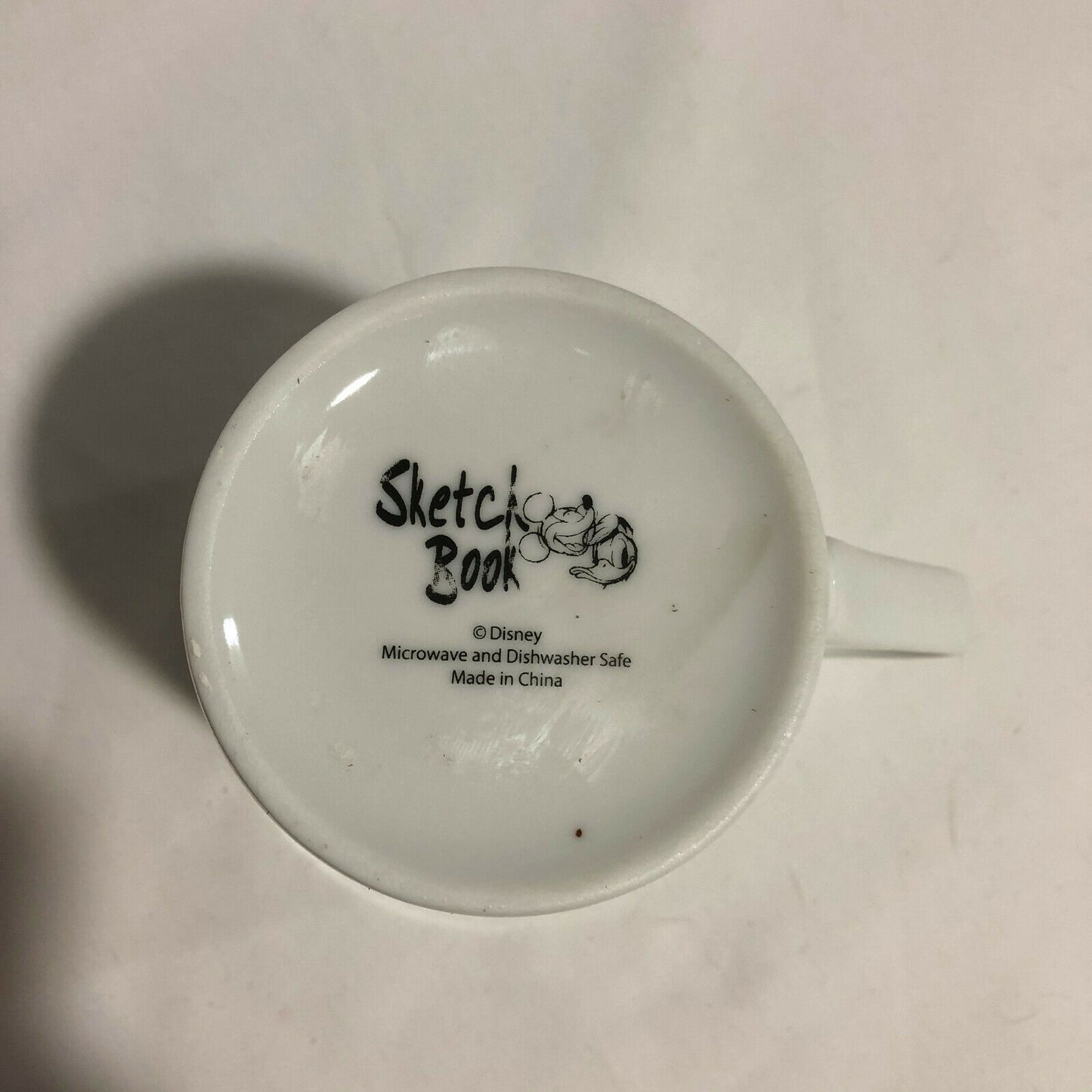Disney Mickey Mouse Sketch Book Cup Mug Collectible Black & White - Nostalgia 2 Now