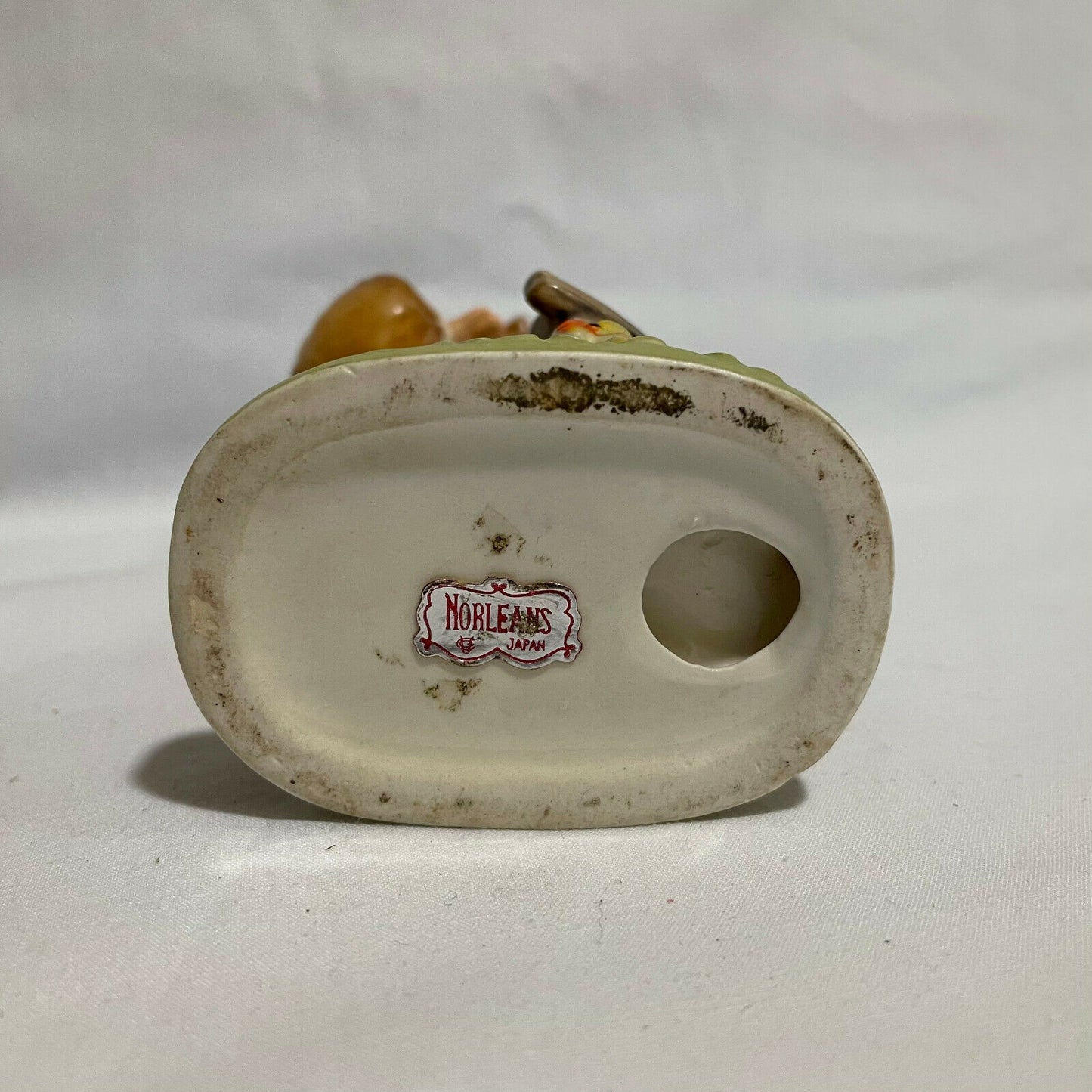 Vintage Norleans Figurine Girl with Basket of Flowers - Nostalgia 2 Now