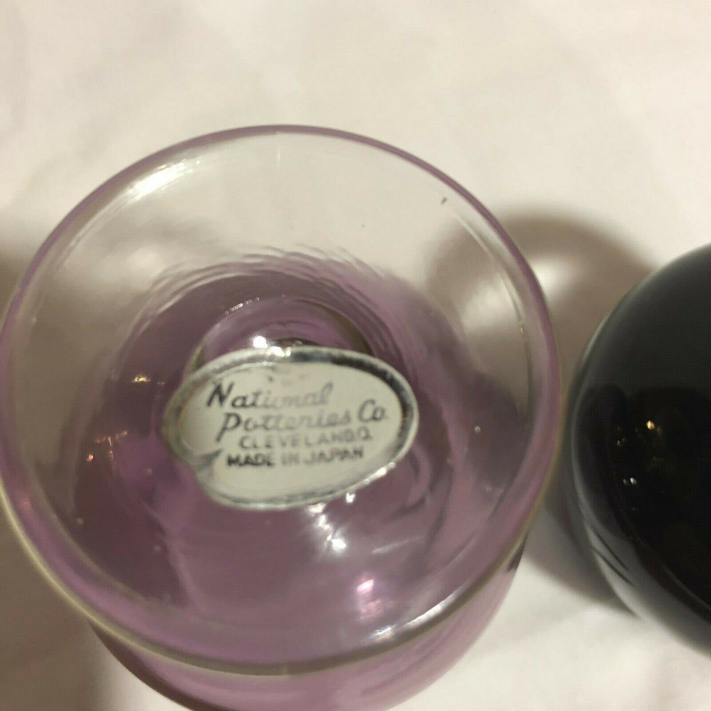 2 Vintage Etched 6oz Brandy Snifters National Potteries Made In Japan MCM - Nostalgia 2 Now