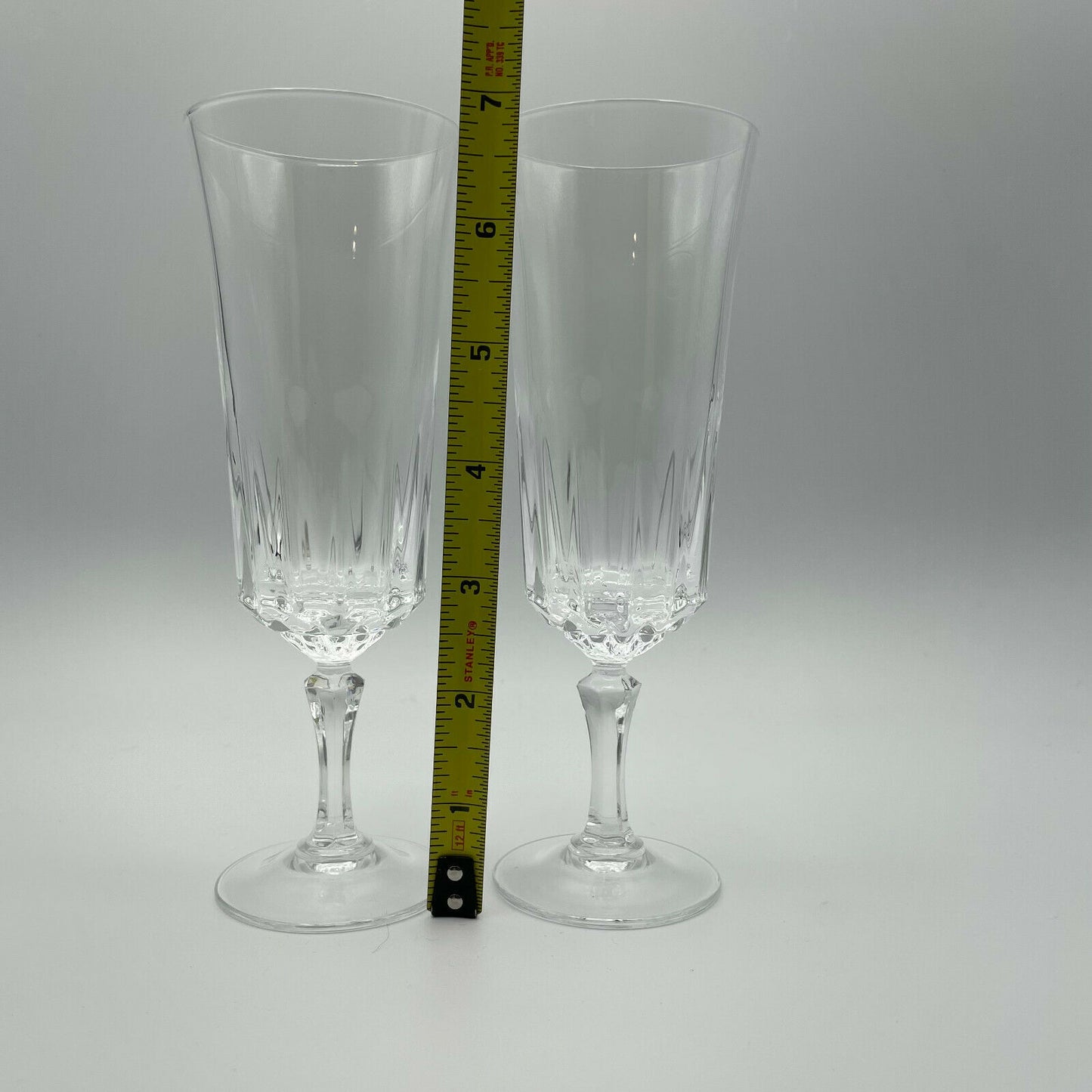 Vintage Salem French Crystal Parfait Glasses- Cristal d' Arques Pattern, Set of - Nostalgia 2 Now