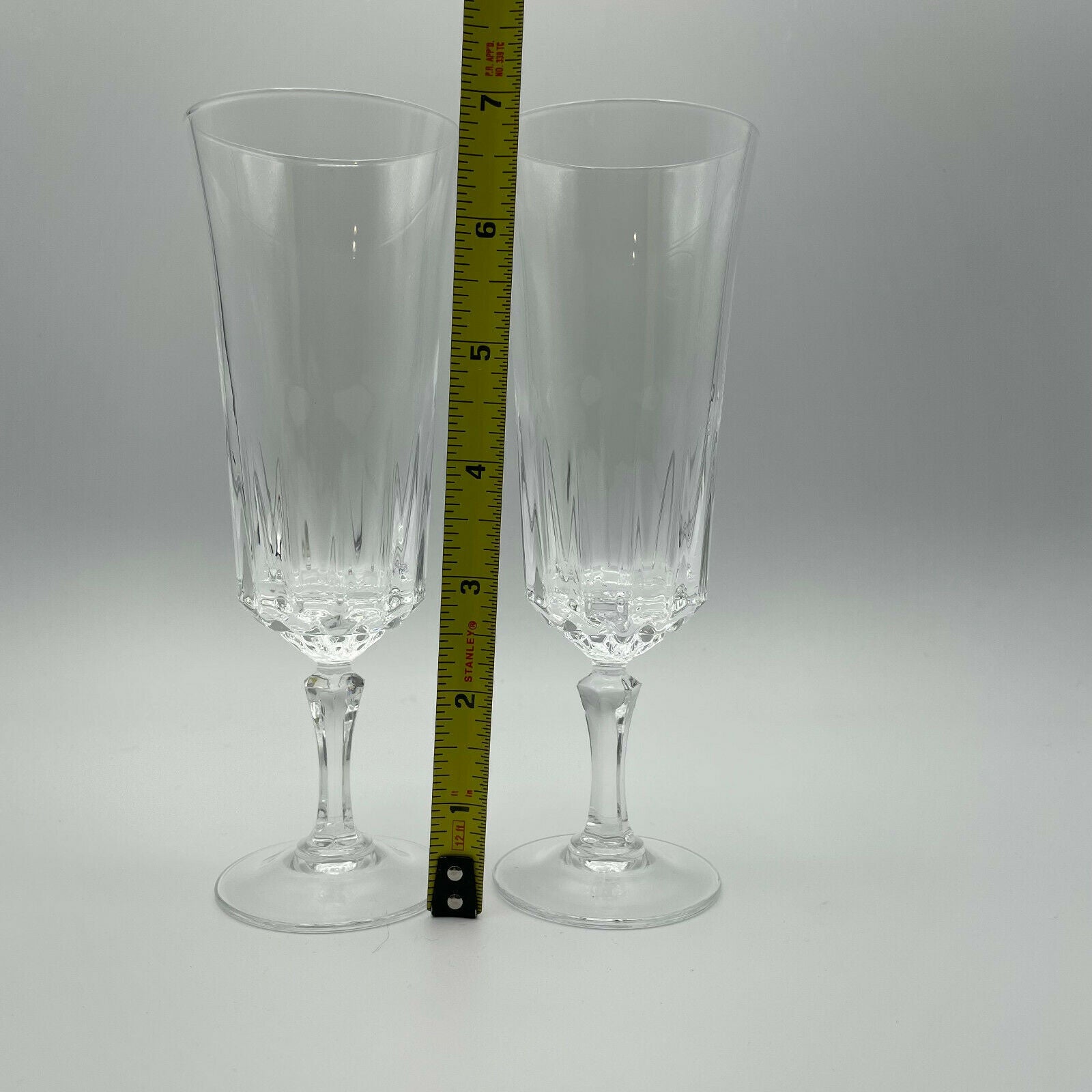 Vintage Salem French Crystal Parfait Glasses- Cristal d' Arques Pattern, Set of - Nostalgia 2 Now