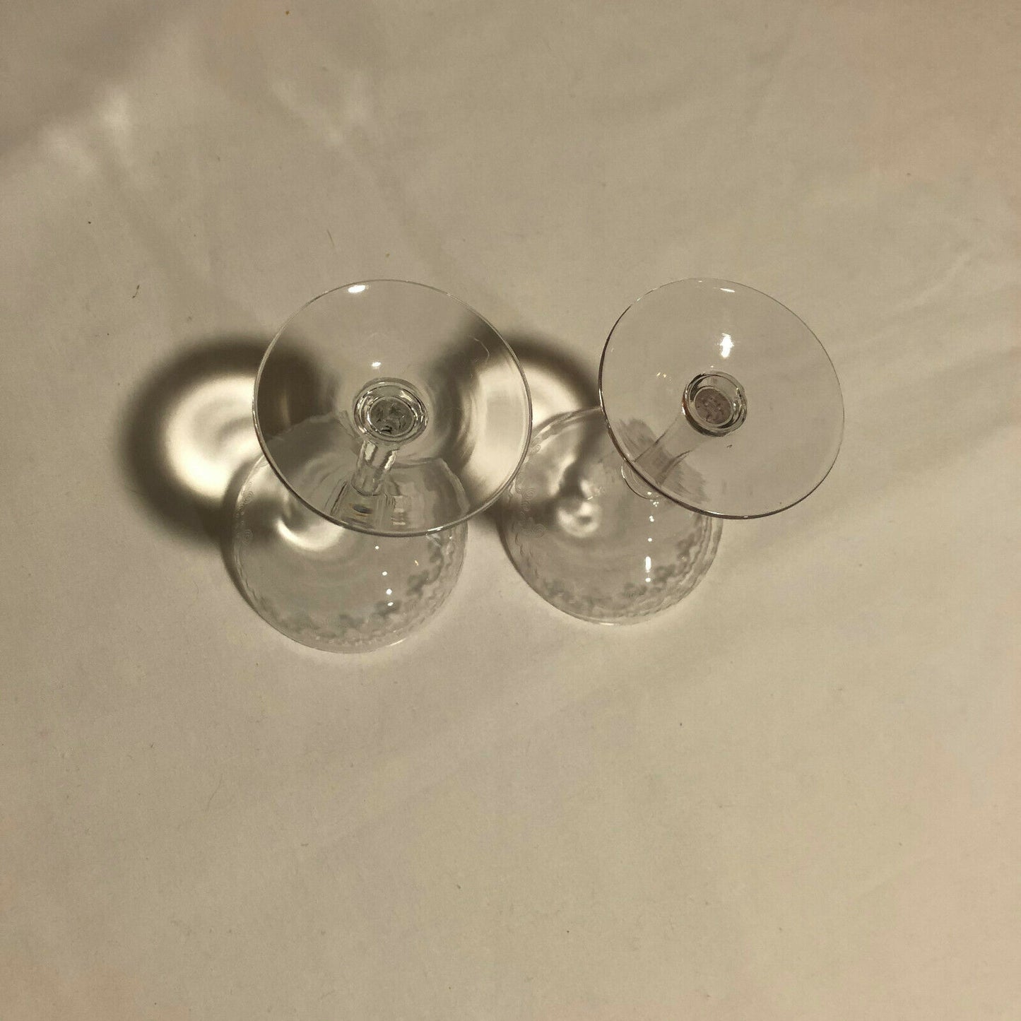 2 Pall Mall Design Vintage Acid Etched Design Wine Glasses-Simply Beautiful! - Nostalgia 2 Now