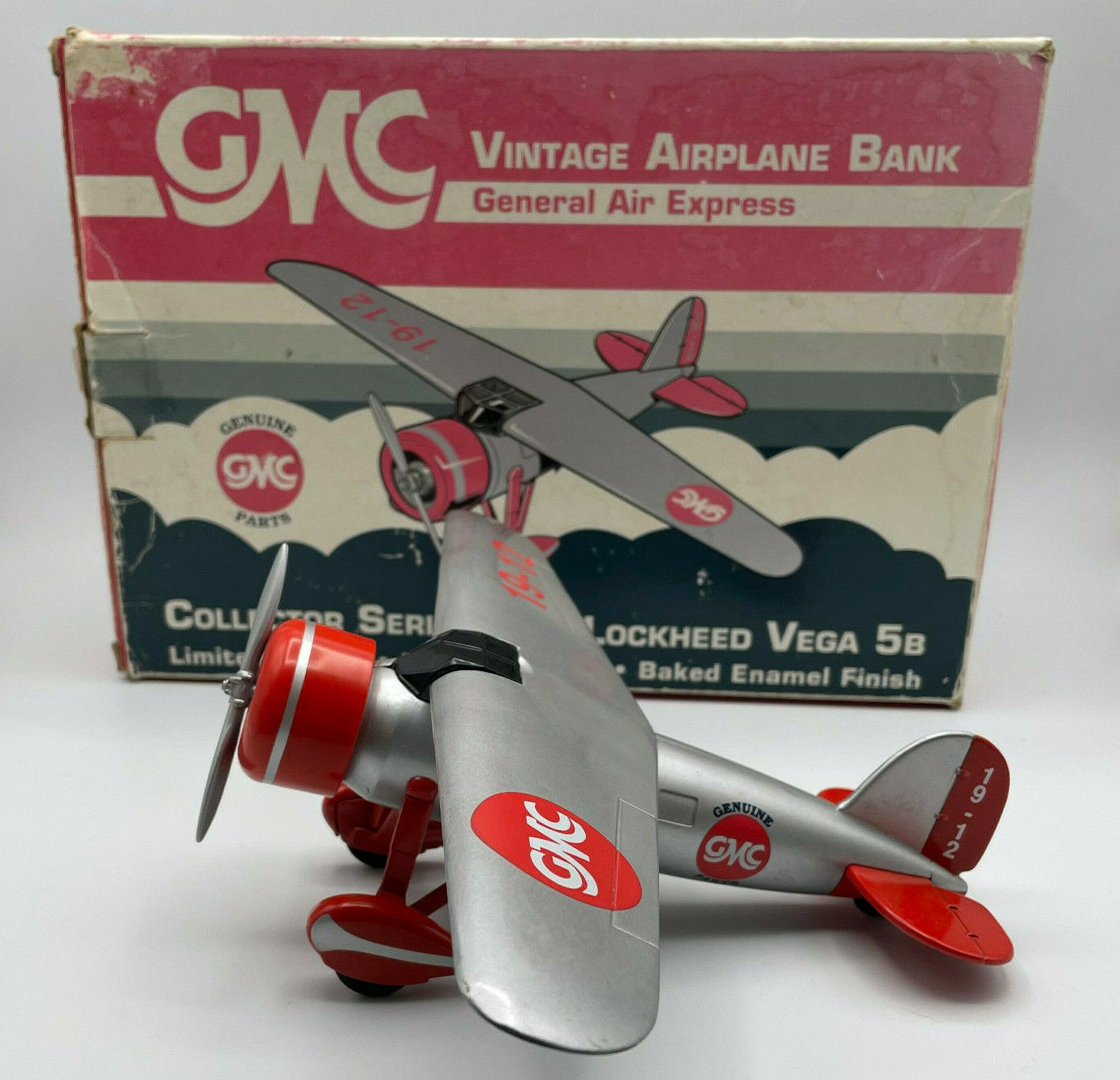 GMC Vintage Airplane Bank Collector Series Lockheed Vega 5B - Nostalgia 2 Now