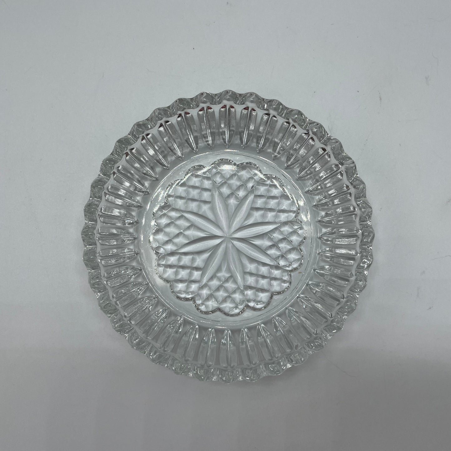 Frosted Rabbit Covered Glass Trinket Dish