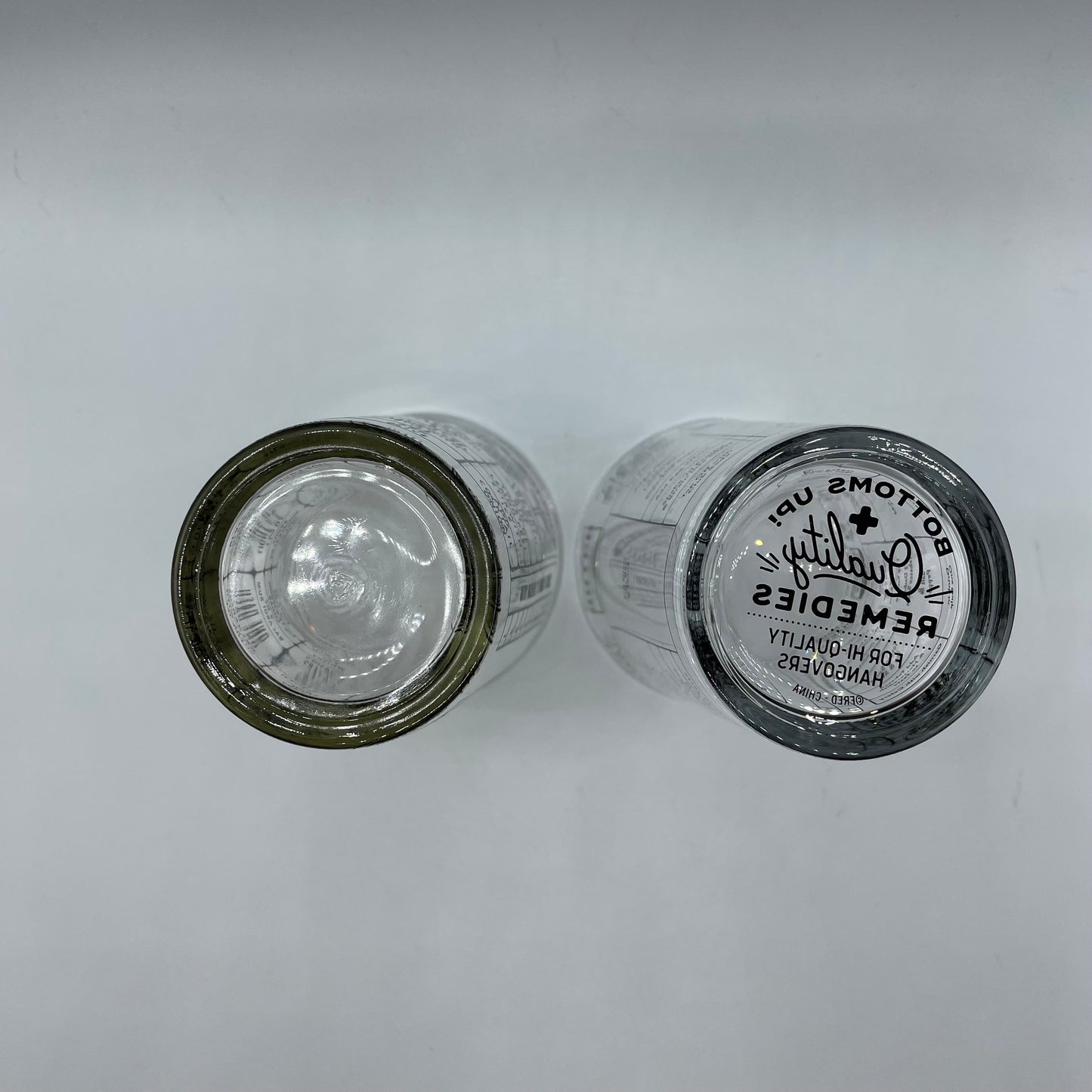 Bartender Cocktail Mixed Drink Recipe Shaker, Set of 2