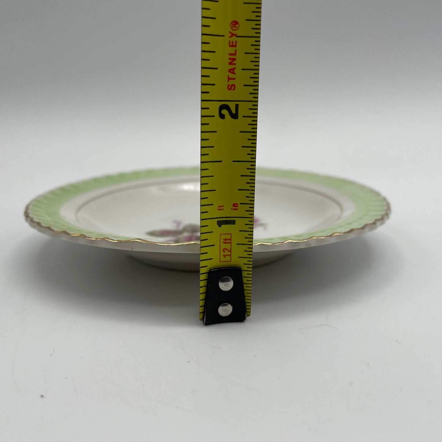 Vintage Ashtray Mose Rose Pattern Japan, Set of 4